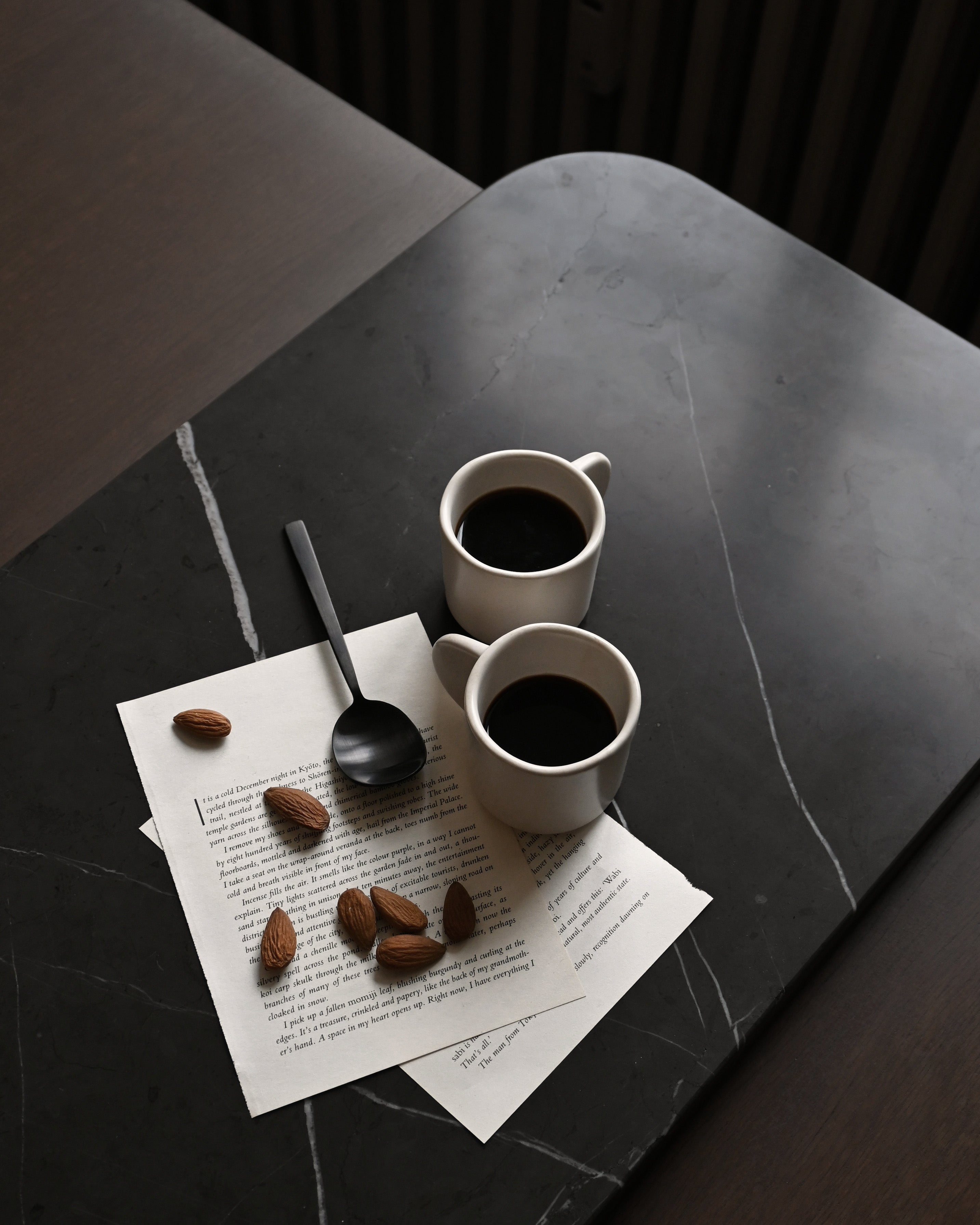 Espressotassen-Set NATIVE aus weißem Steinzeug