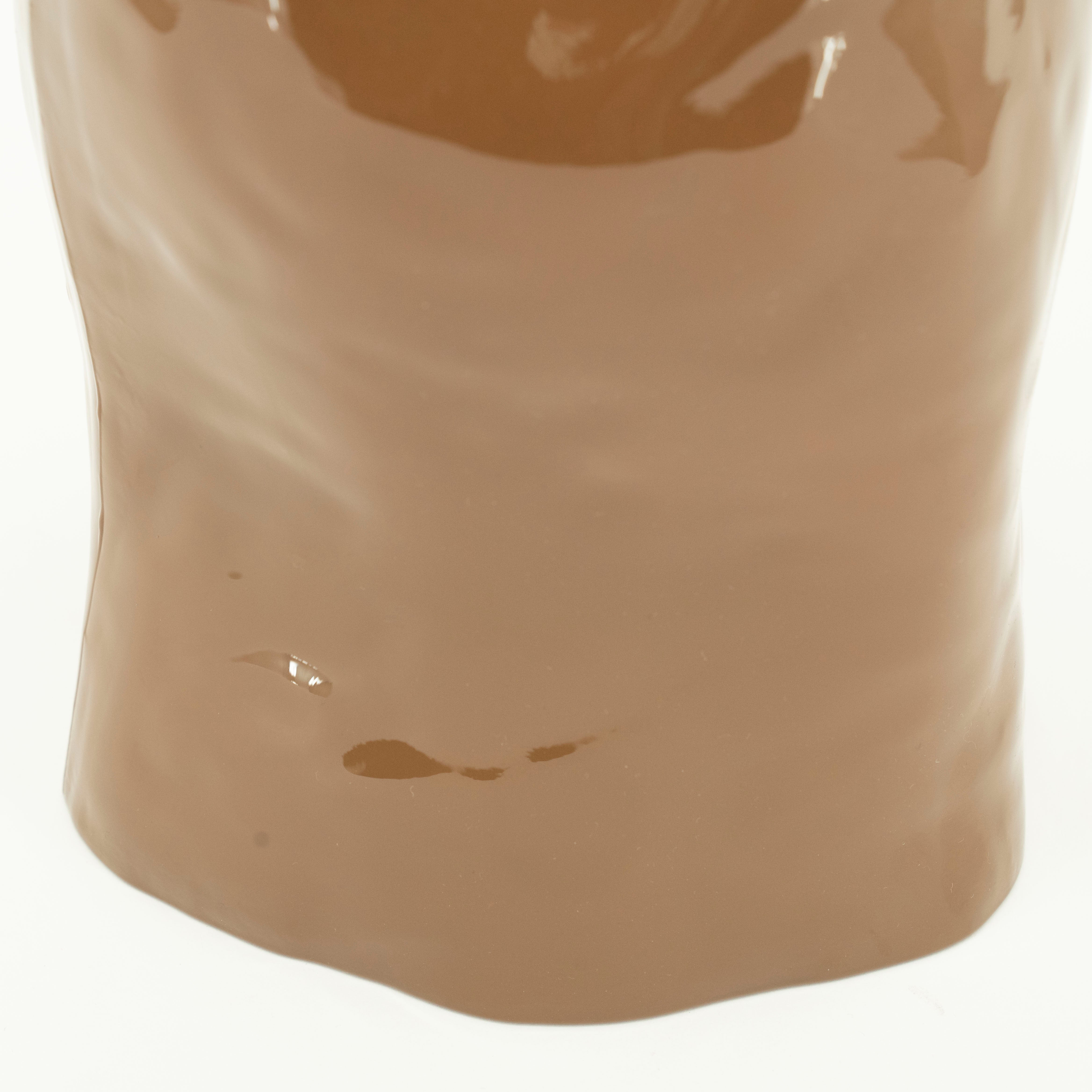 Wazon szklany BOYNA brązowy