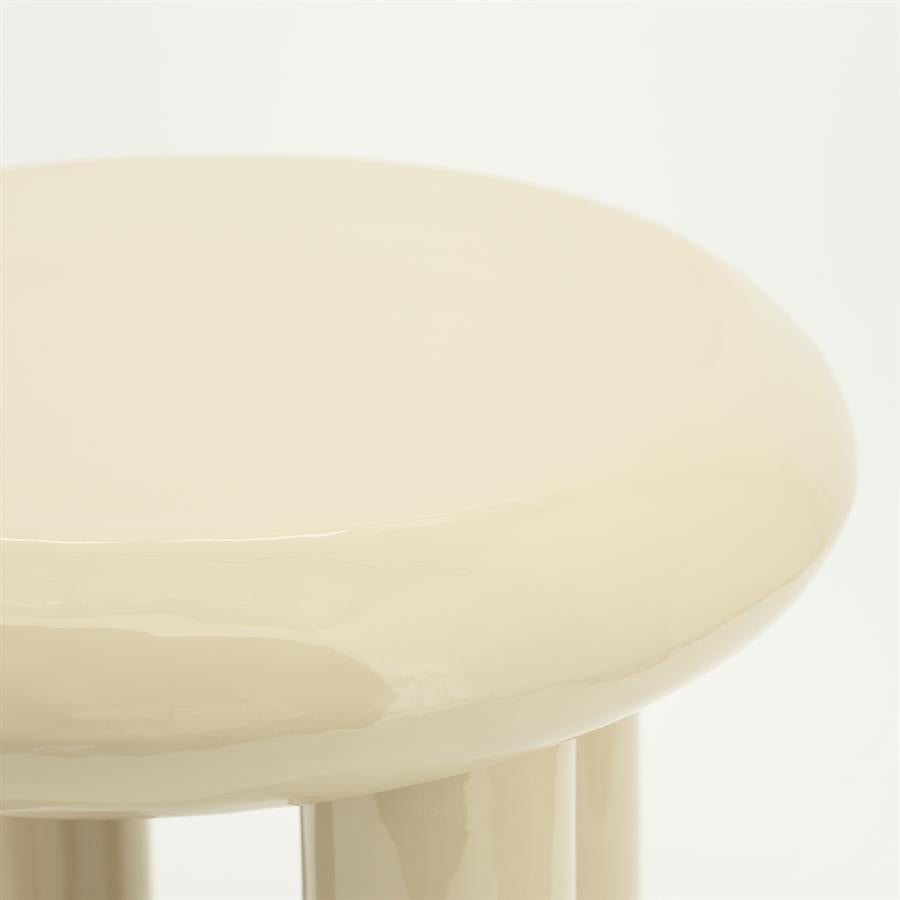BALLOON cream side table