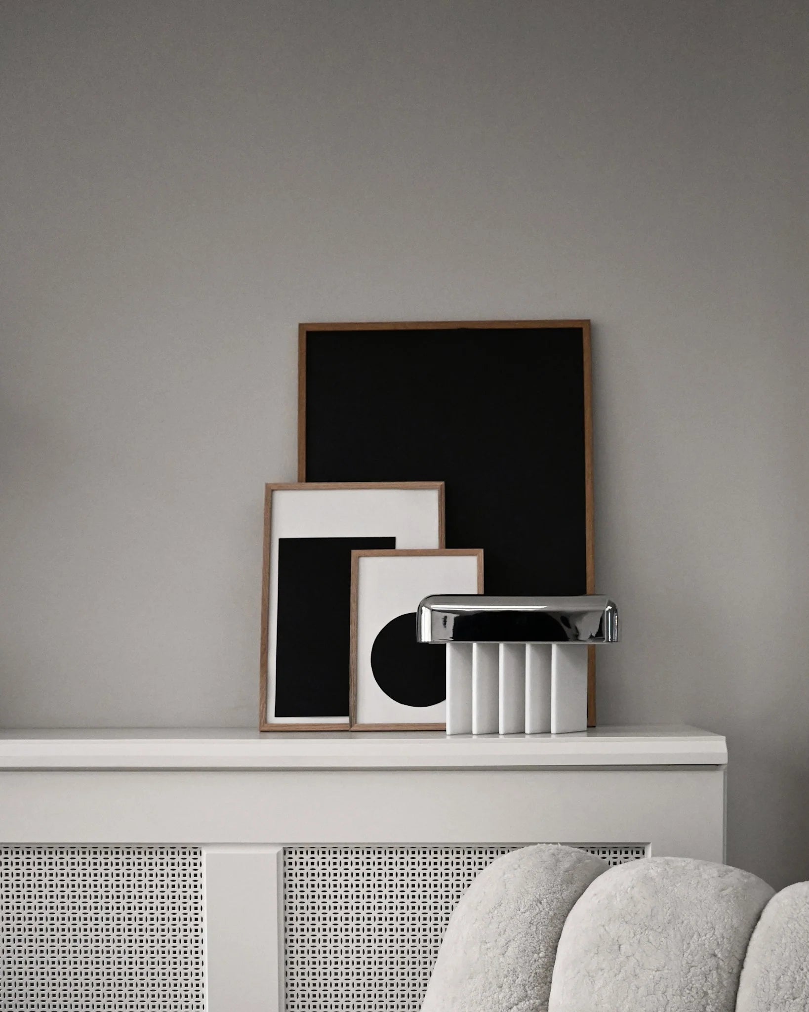 Portable lamp BEETLE white marble