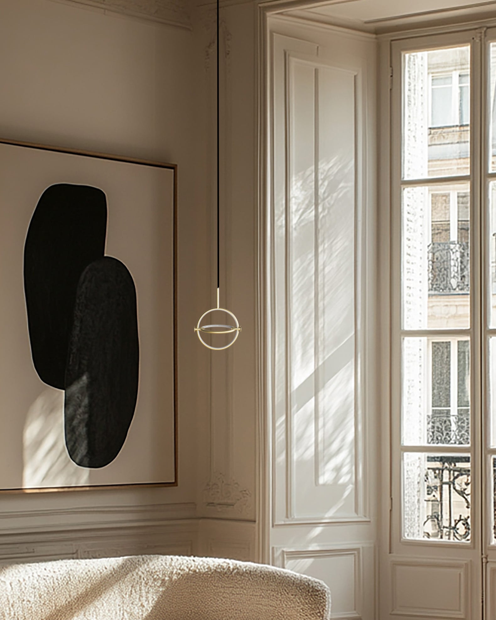 Pendelleuchte MARU aus Messing