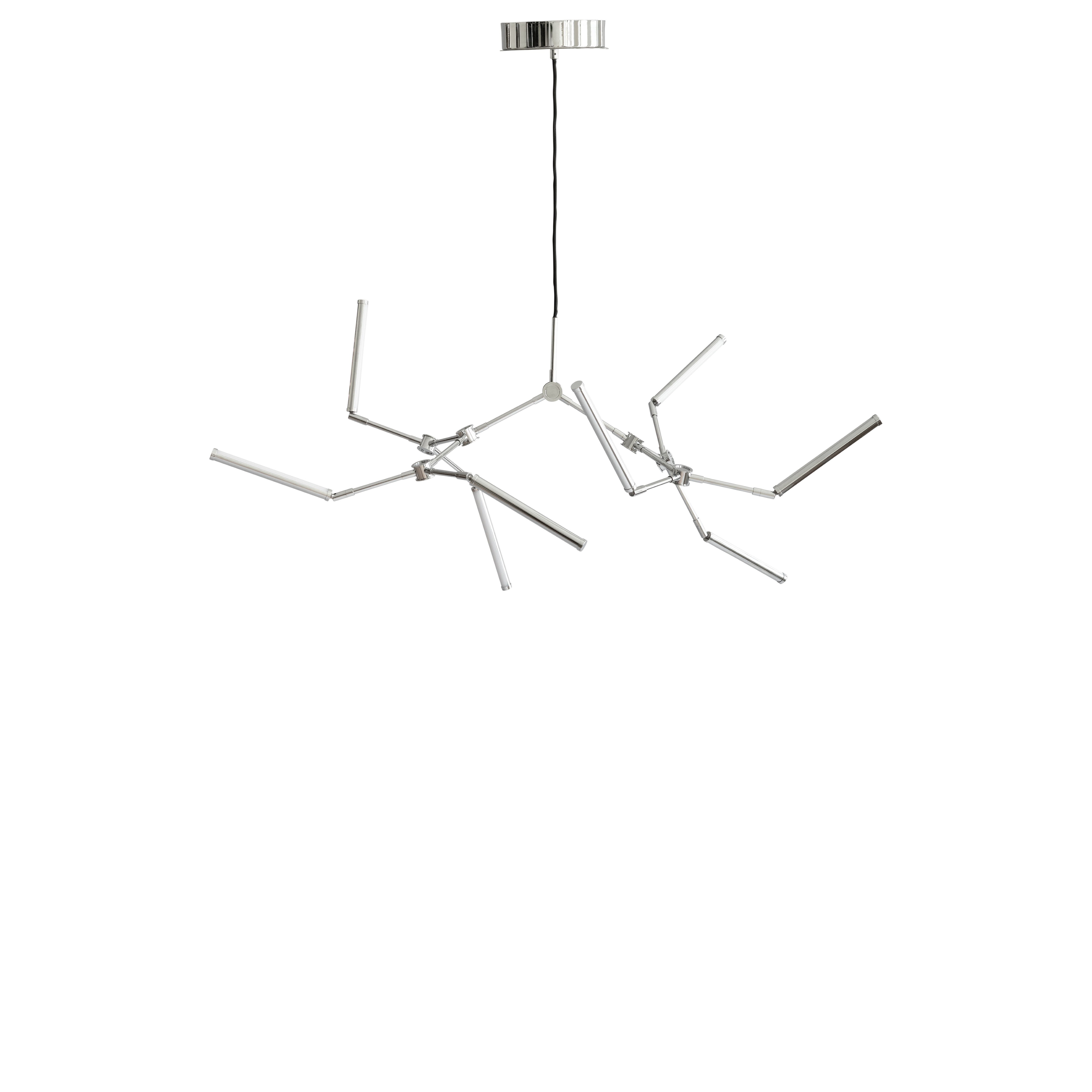 Chrom-Żyrandol STICK