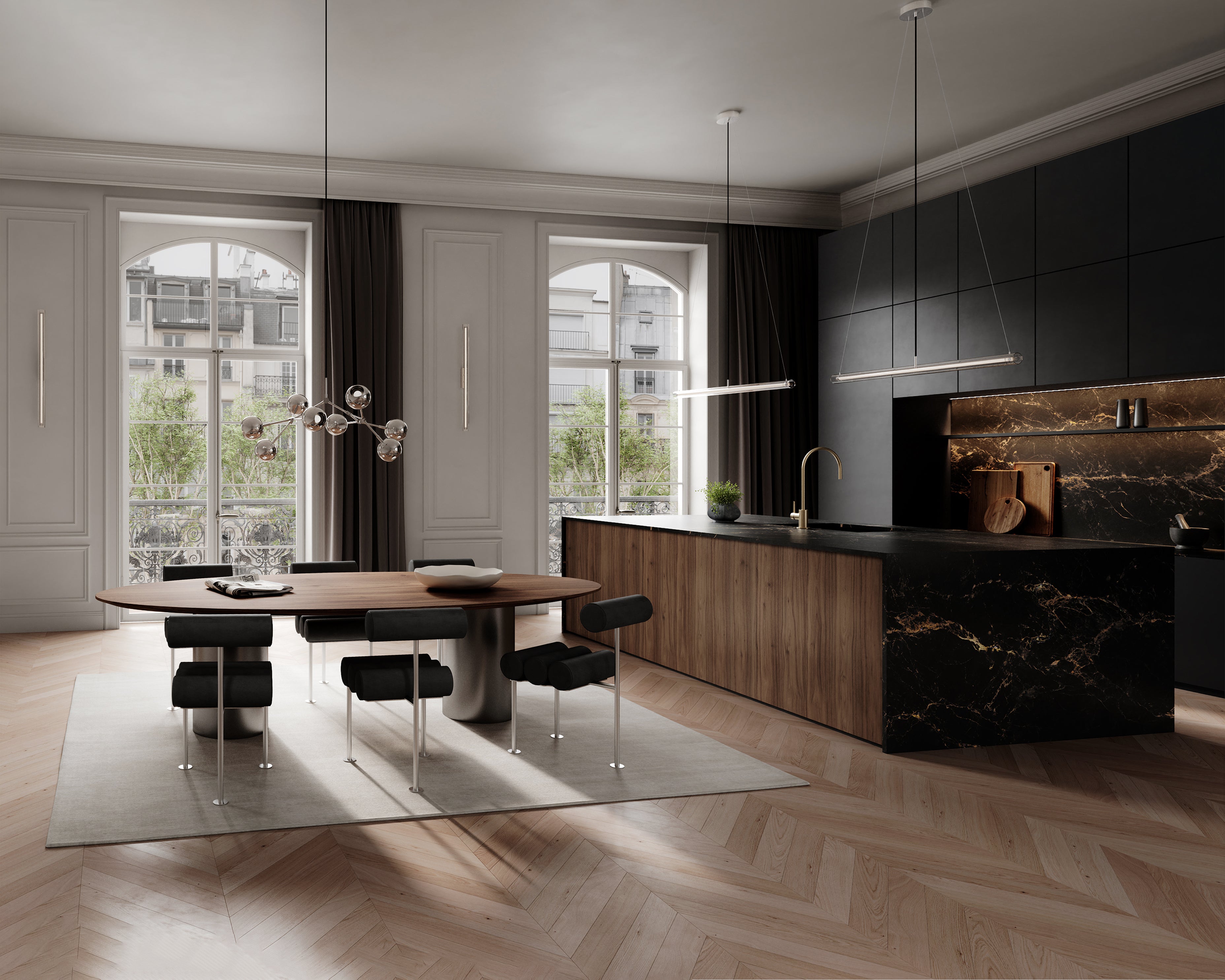 Wandleuchte FRAME silber