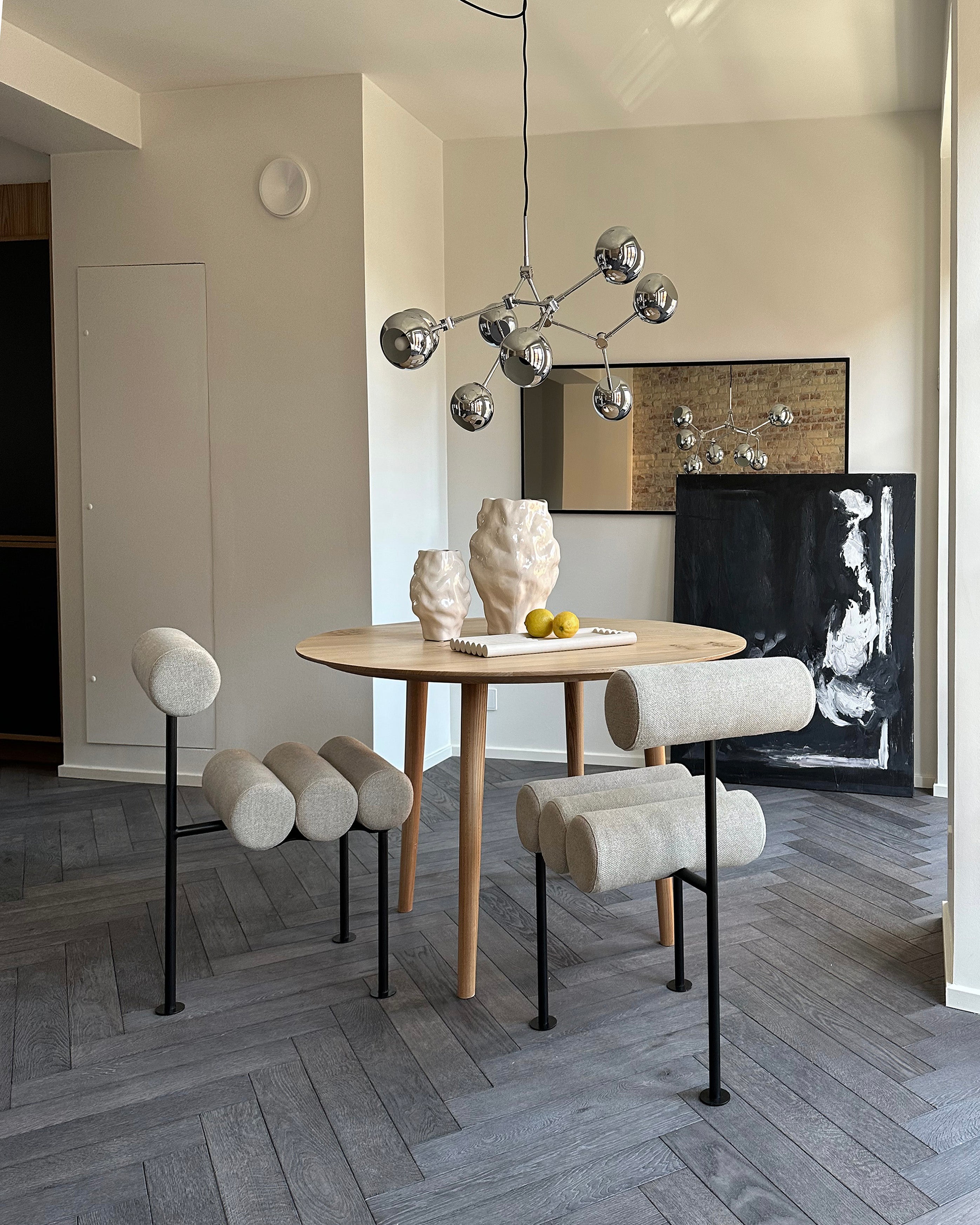 Vase KATACHI weiße Keramik