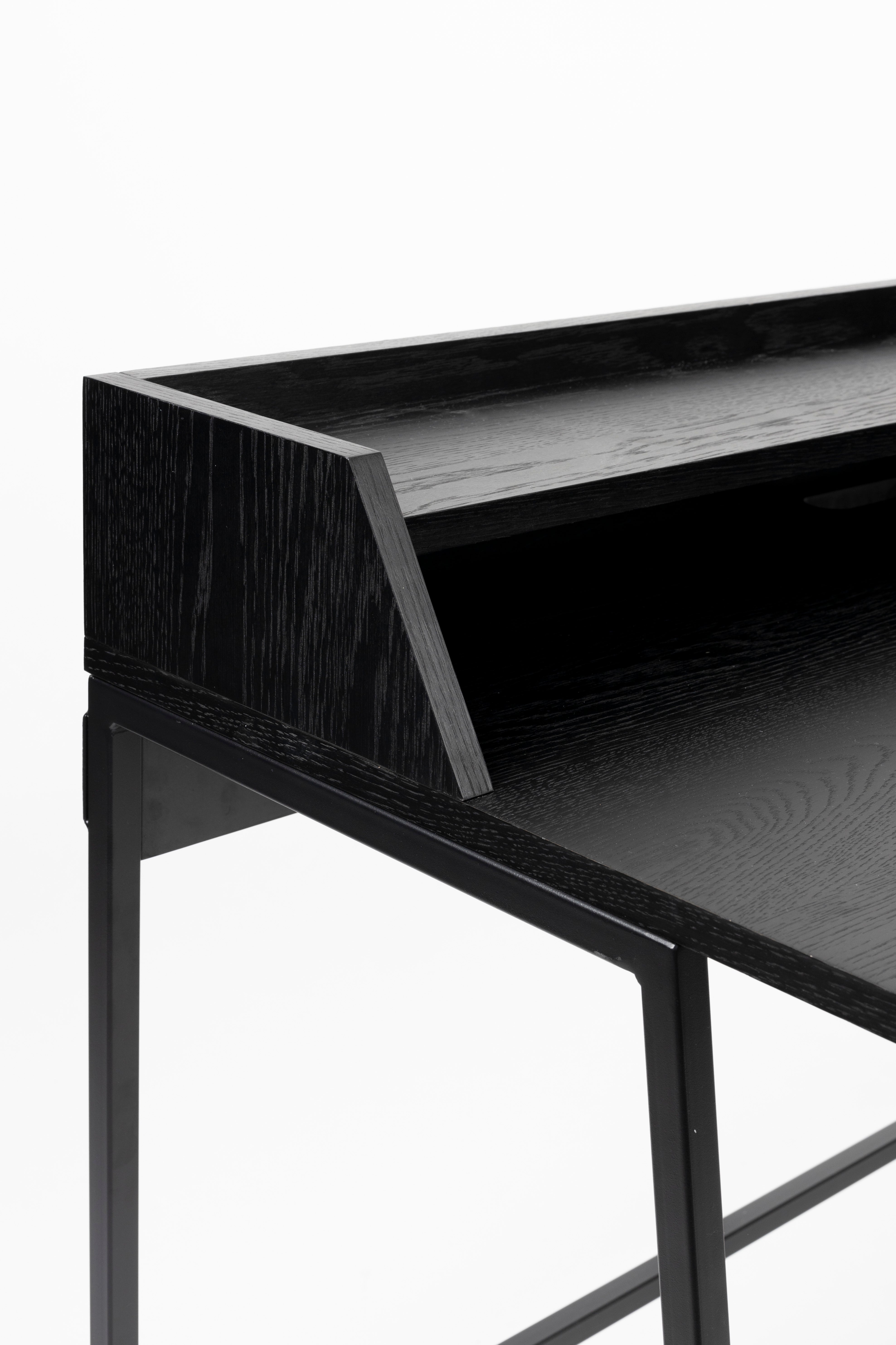 Desk with Giorgio Black Oak Veneer