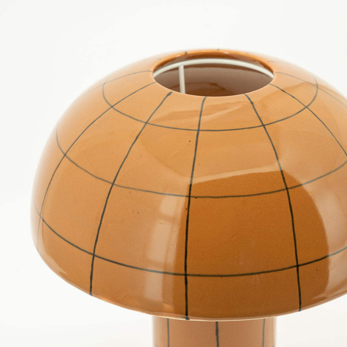 Lampa stołowa TRAZO ciepły brązowy
