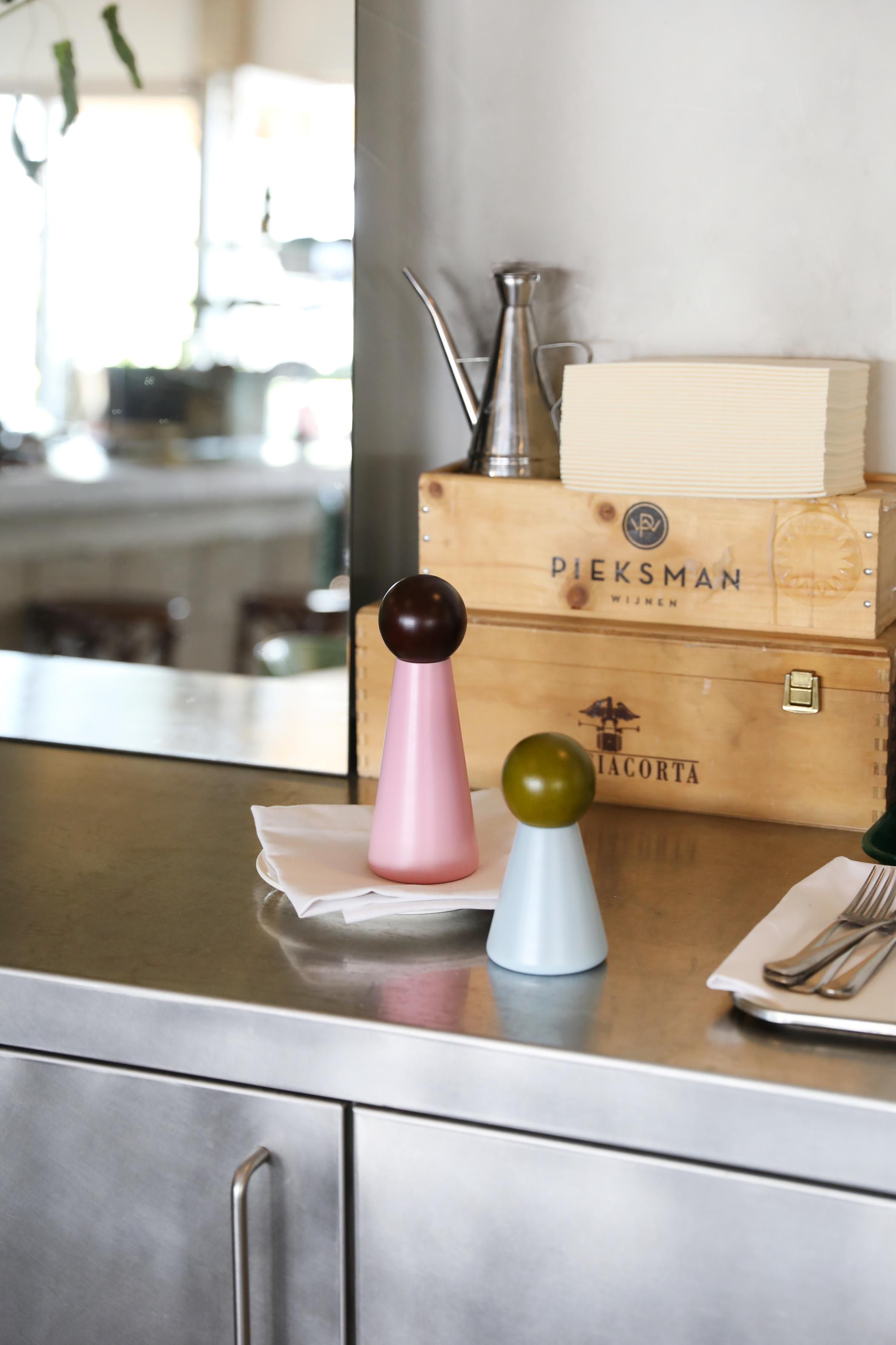 Gewürzmühle HALMA SMALL blau mit grünem