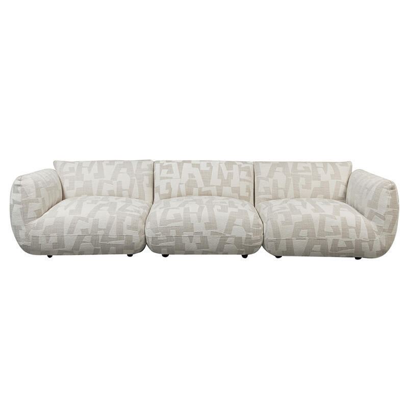Amsterdam Light Beige 4-Seater Sofa
