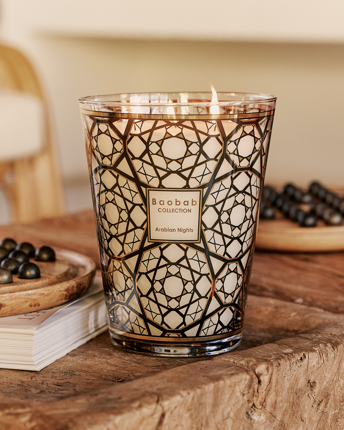 Świeca zapachowa ARABIAN NIGHTS oud i szafran – zdjęcie 3