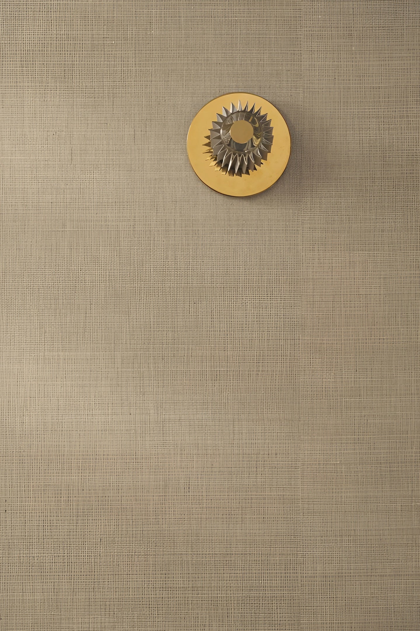 Woven Structural Wallpaper from Abaca Fibers - BEIGE SABLE Beige