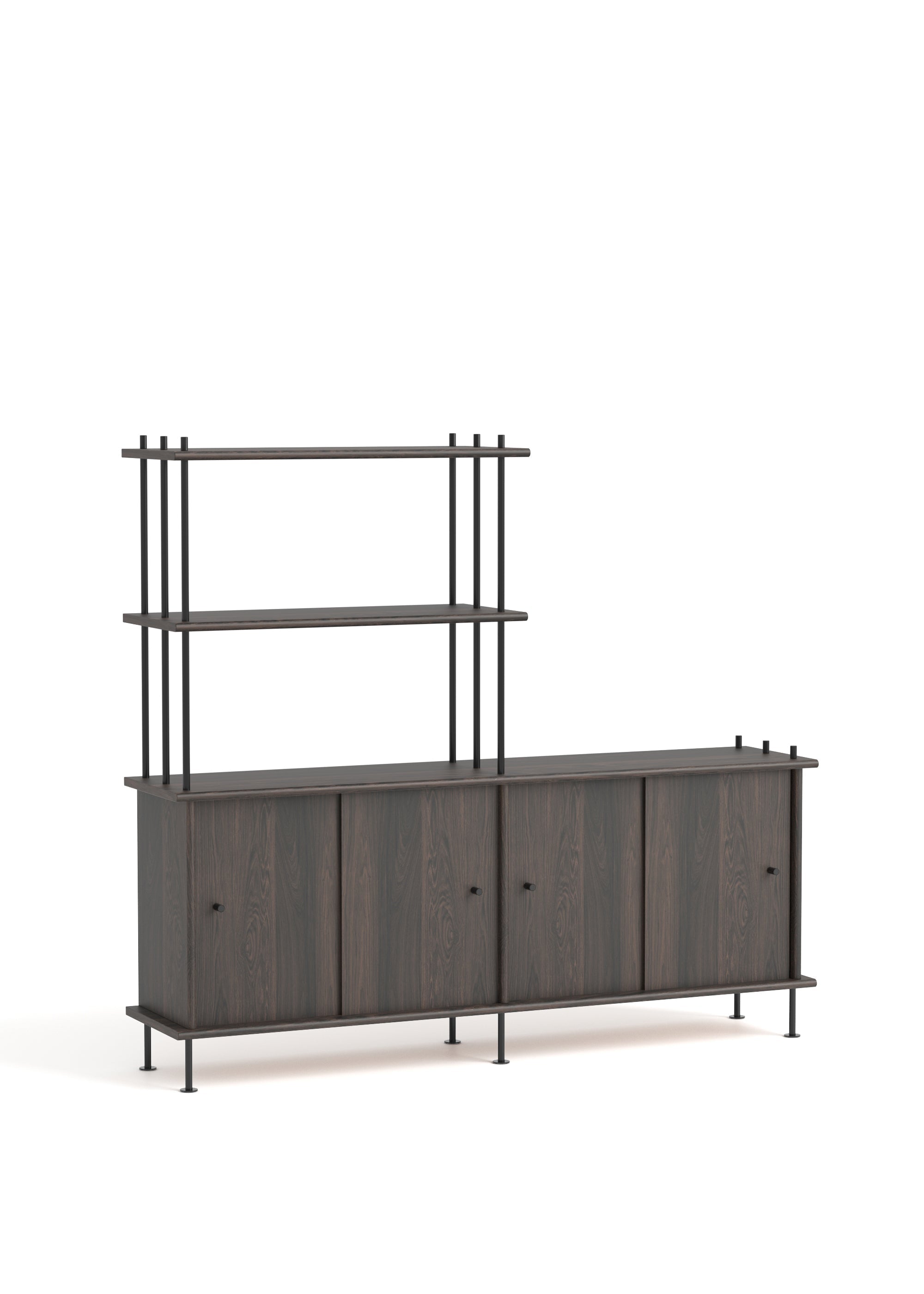 BAVA 160 Cabinet in Ebony Oak Wood