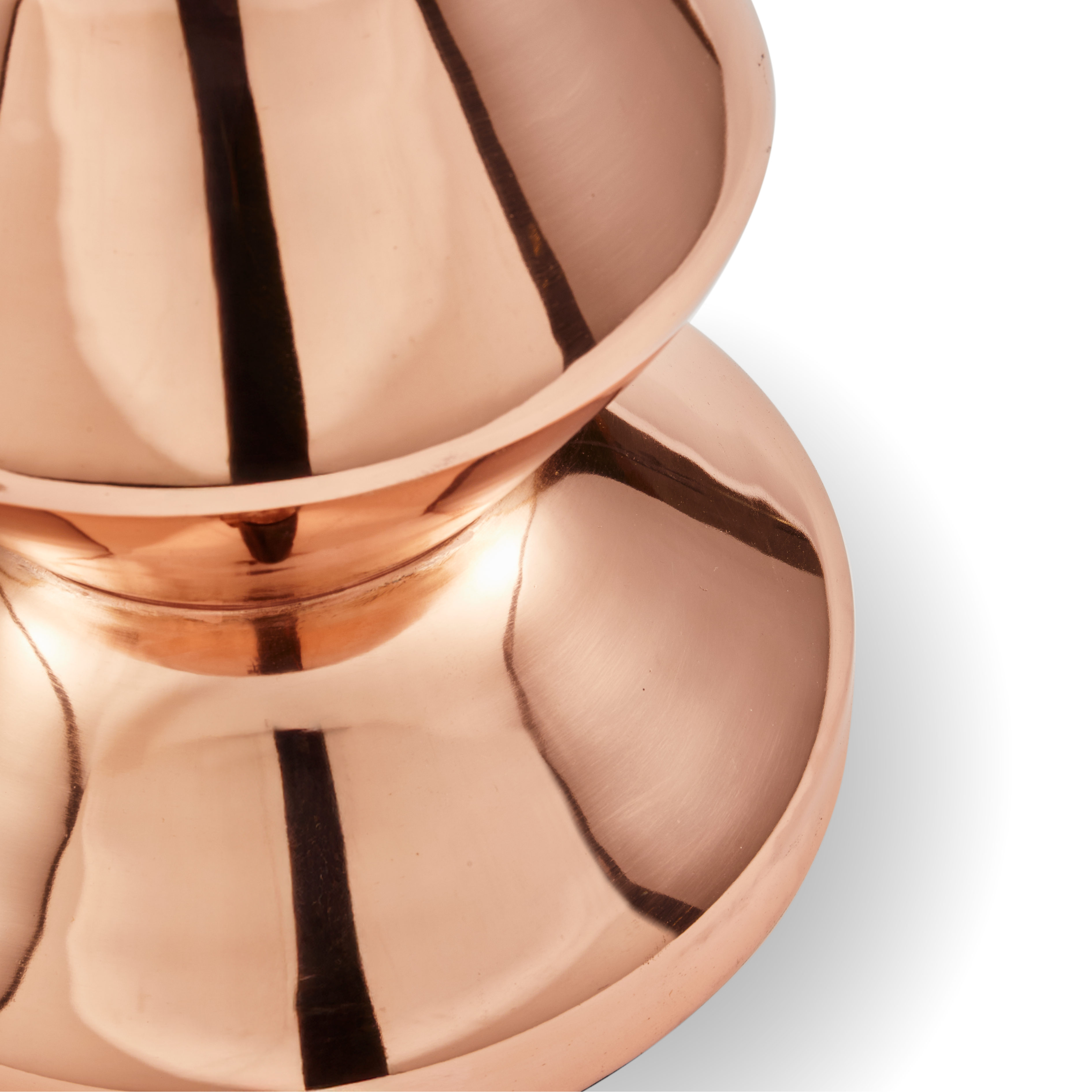 Hocker ZIG ZAG METALL kupferfarben