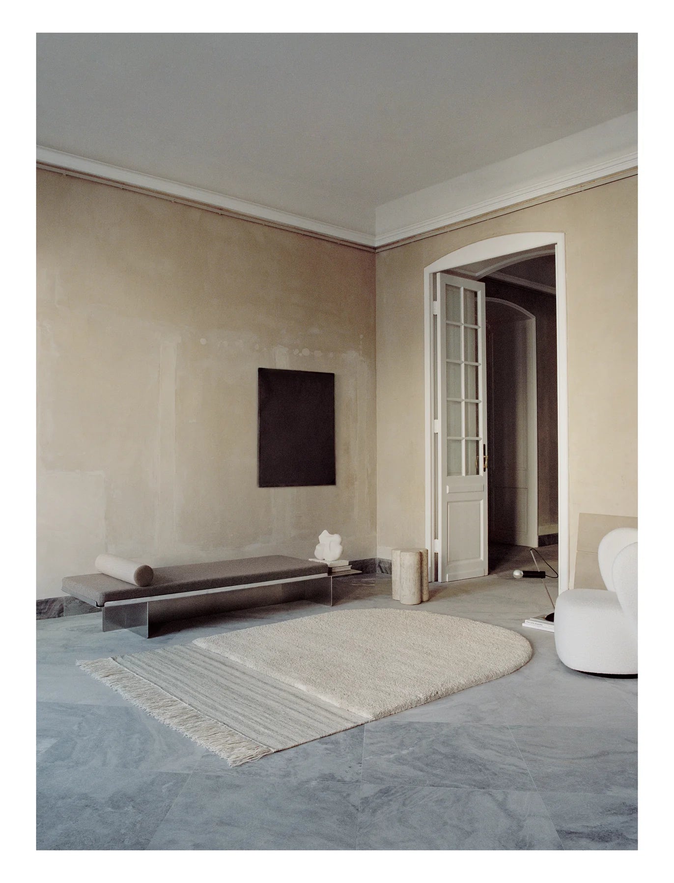 ETERNAL EYE Rug - CHALK Dark Beige