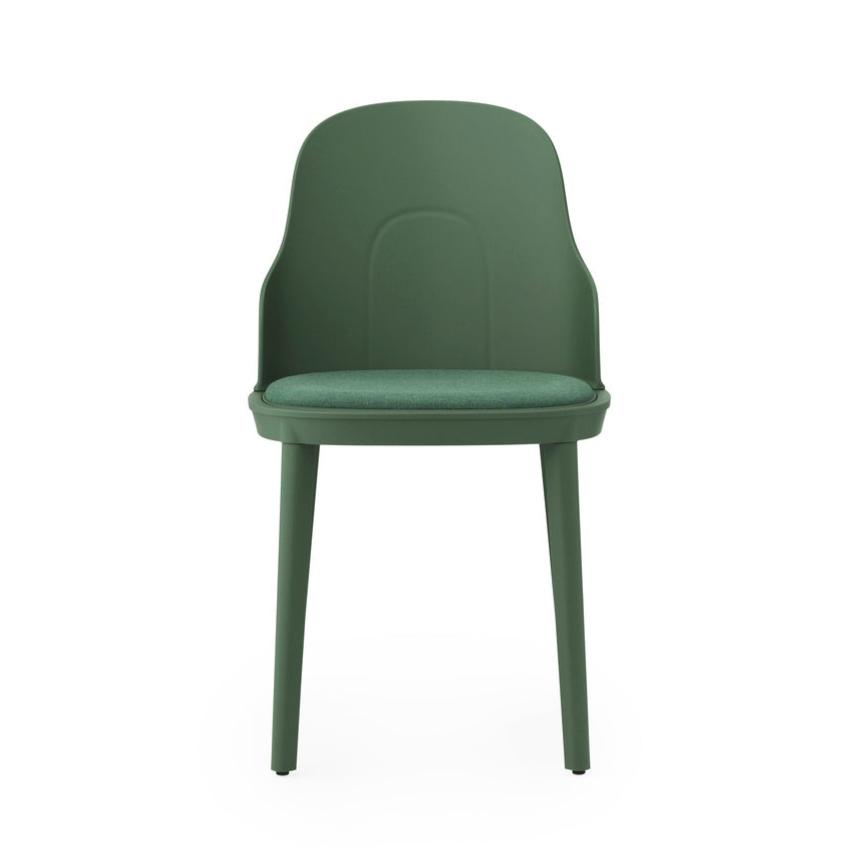 Allez PP Green chair with Main Line Flax upholstery