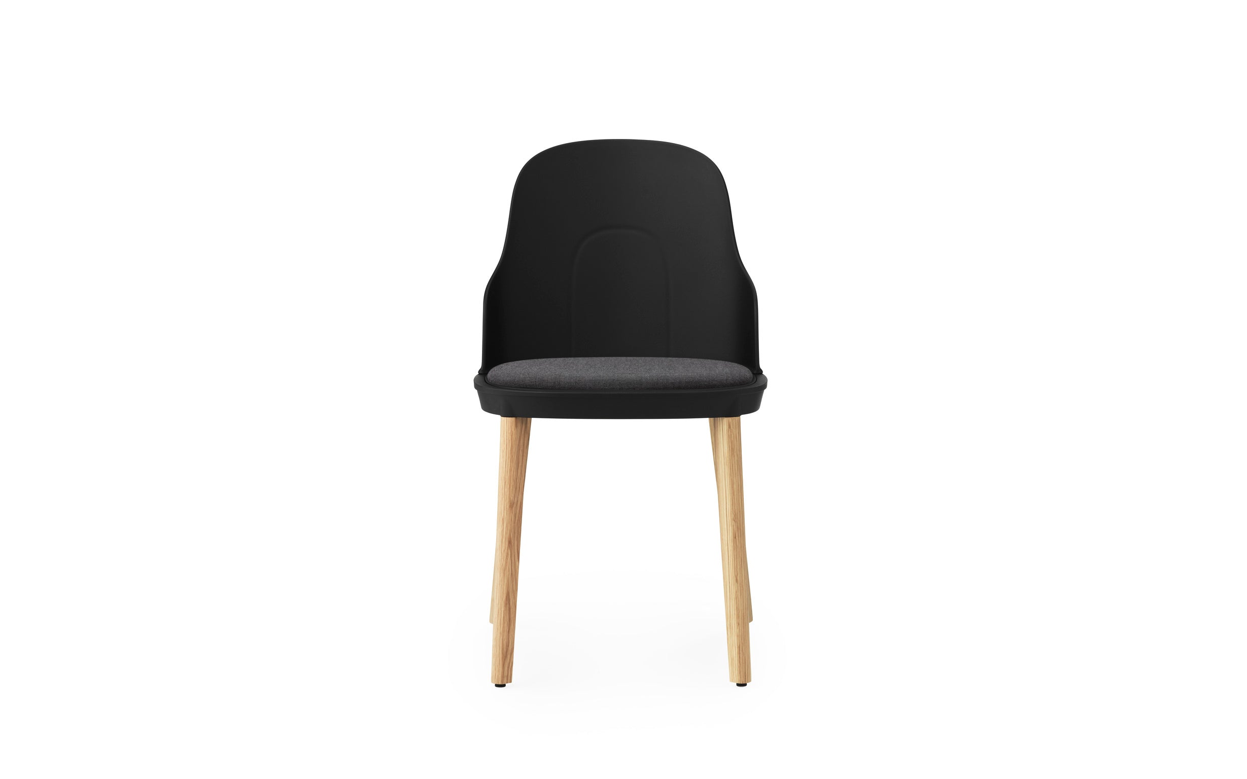 Allez chair black Sunbrella Canvas with an oak base