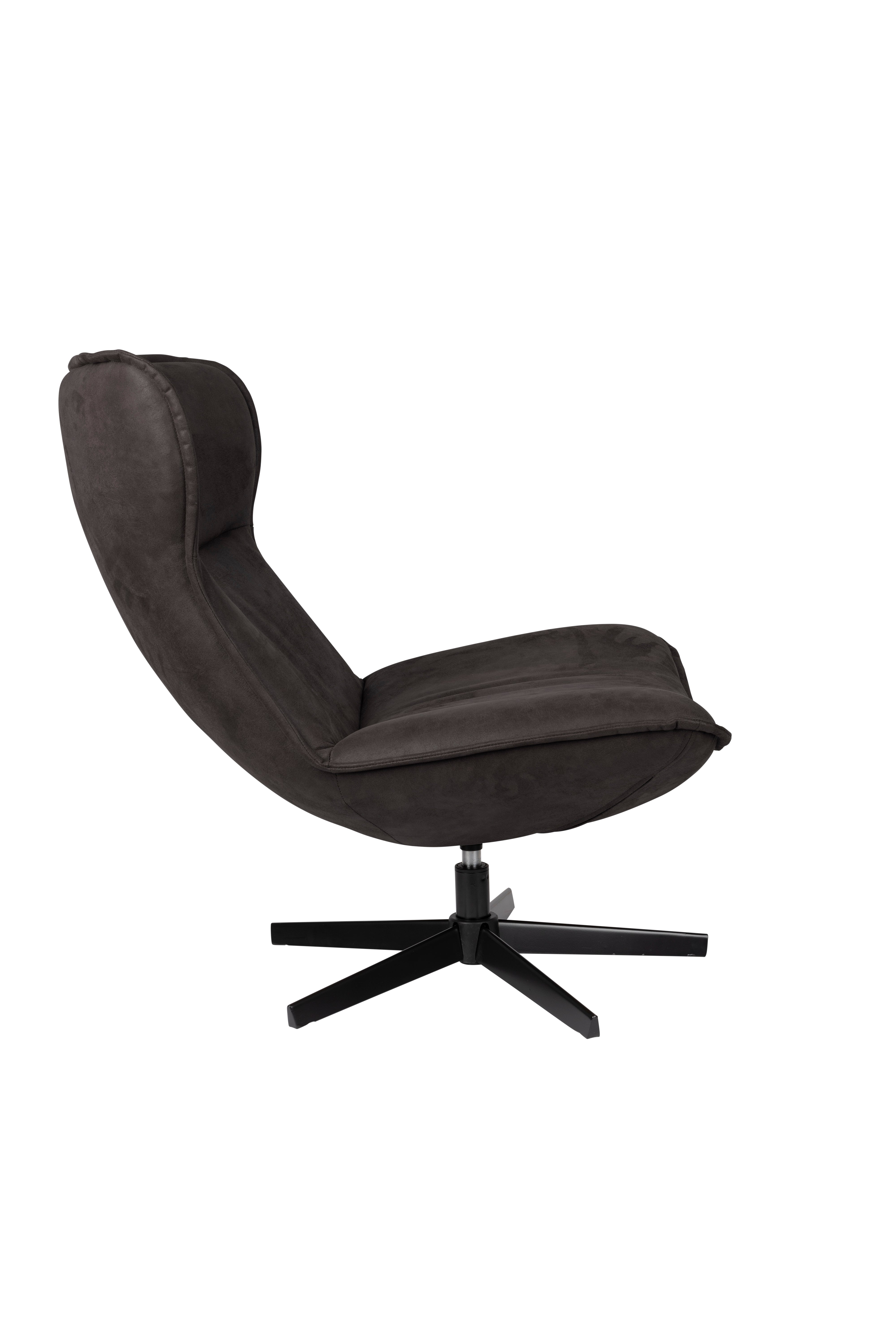 John anthracite swivel chair