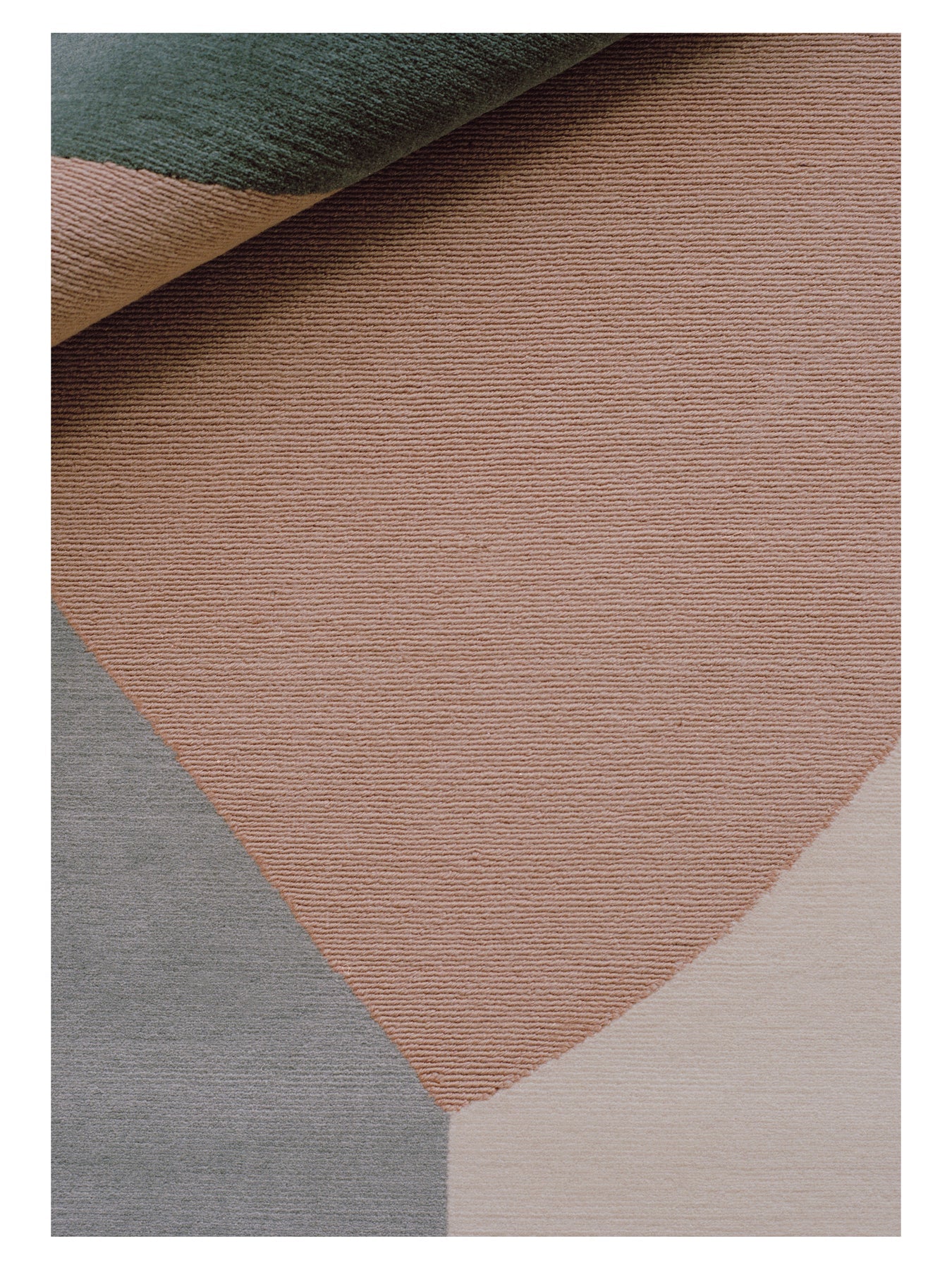 Teppich DIFFUSED AURA gebrochenes Rosa mit Beige