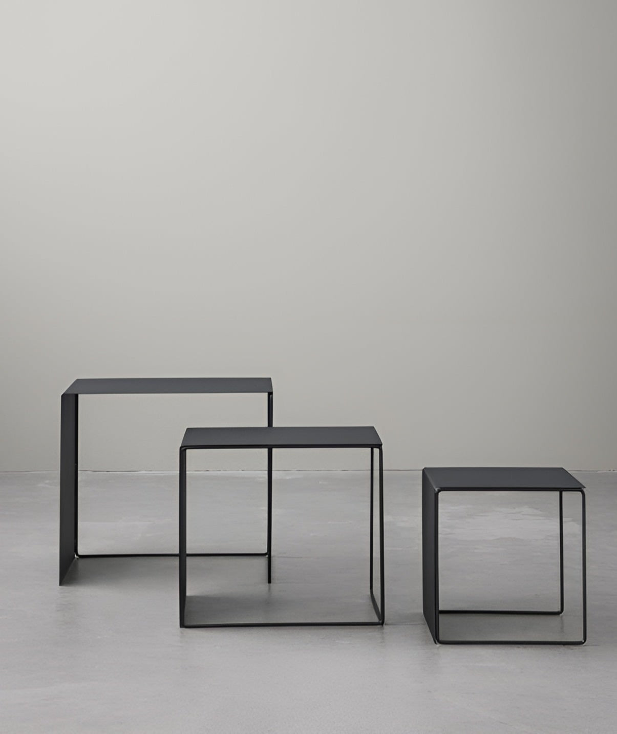 Couchtisch-Set CLUSTER TABLES schwarz 