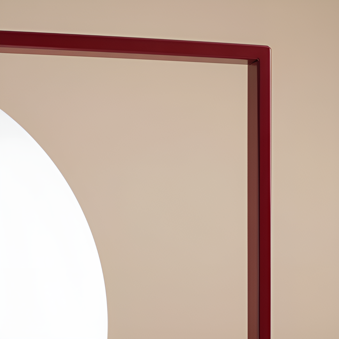 Hanging lamp Zac Duo burgundy