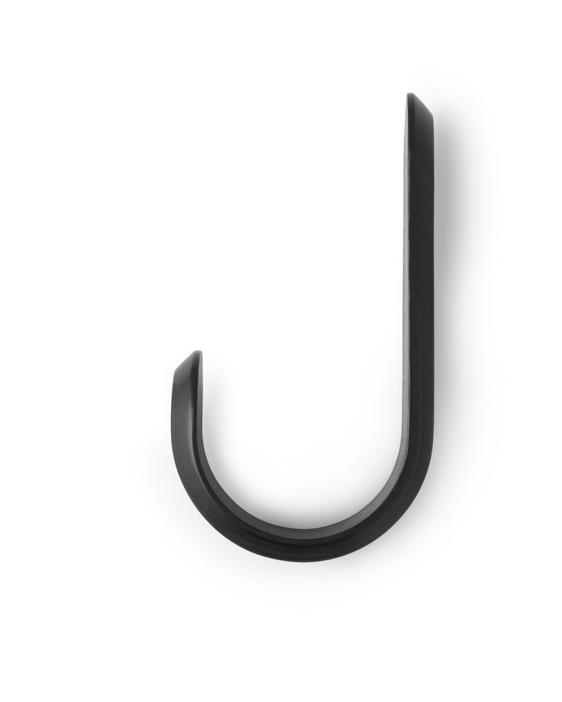 CURVE black ash veneer coat rack