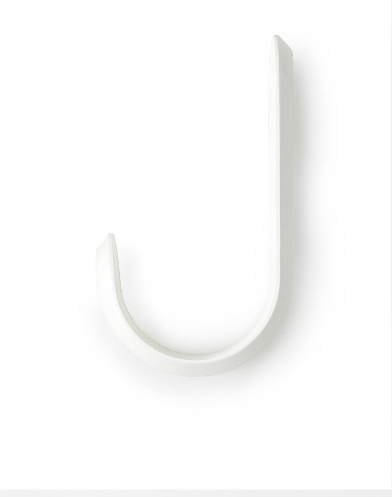 CURVE coat rack white ash veneer