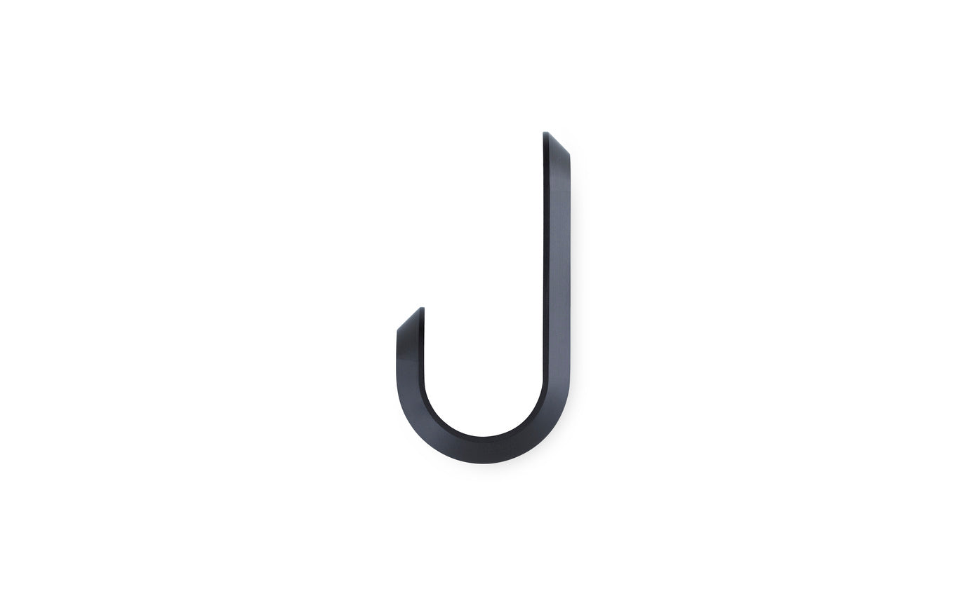 CURVE black matte hanger set