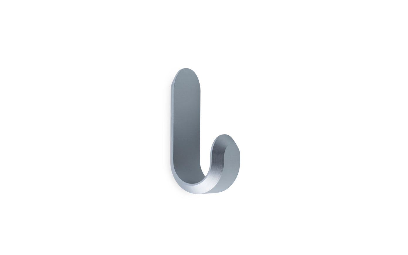 CURVE matte silver hanger set