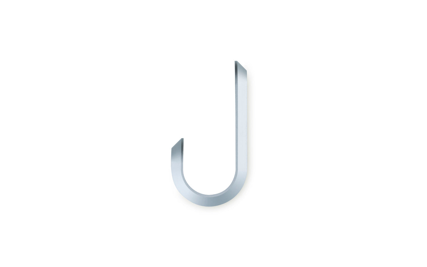 CURVE matte silver hanger set