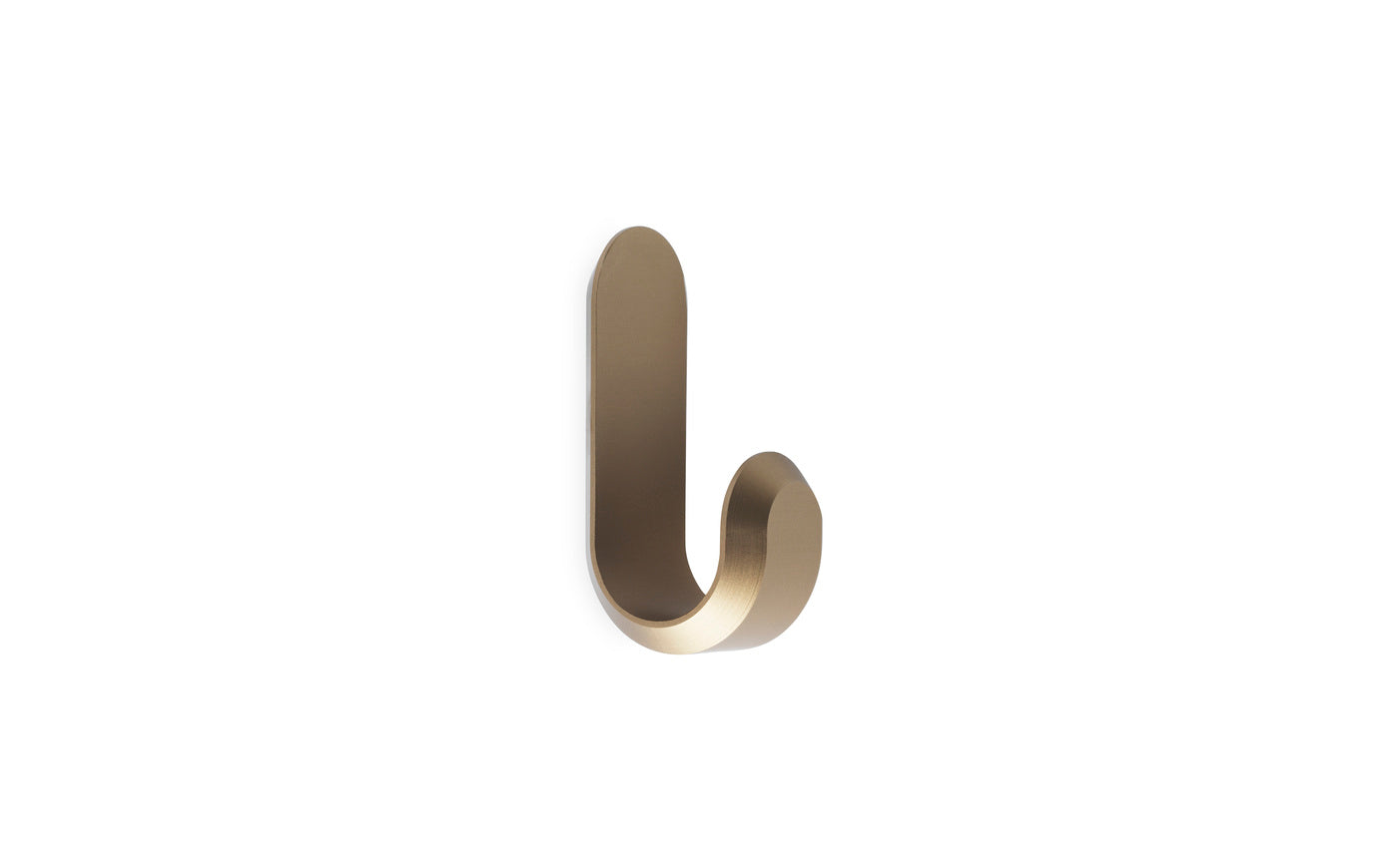CURVE matte gold hanger set