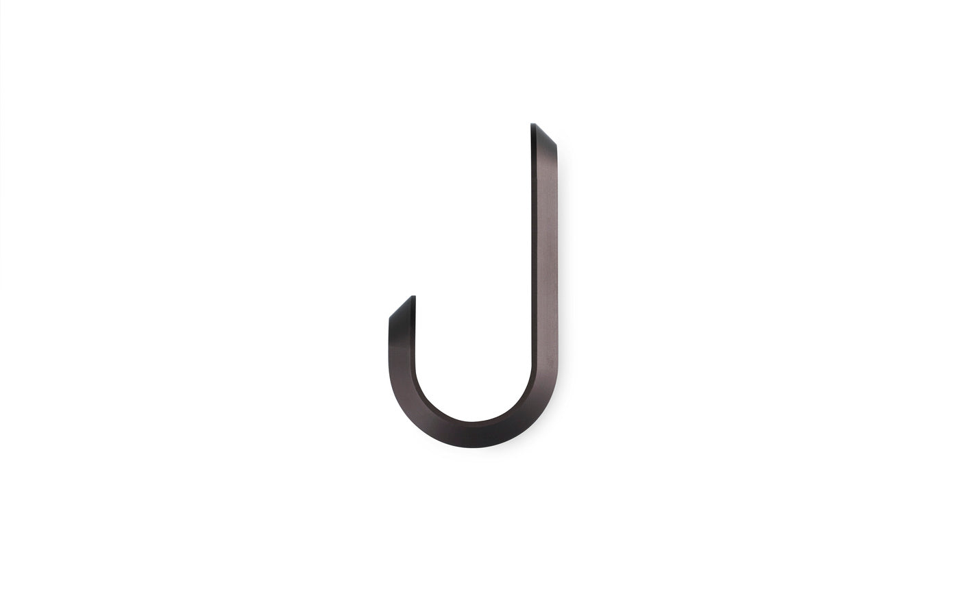 CURVE matte brown hanger set