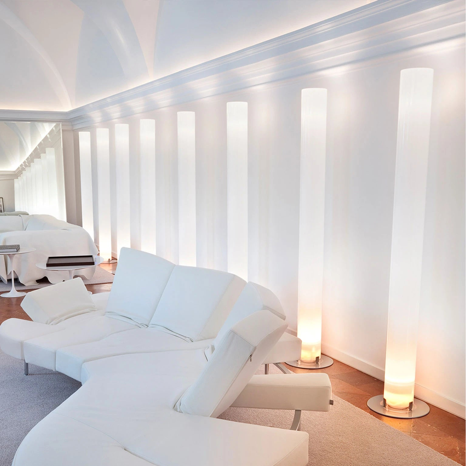 Stehlampe STYLOS weiß