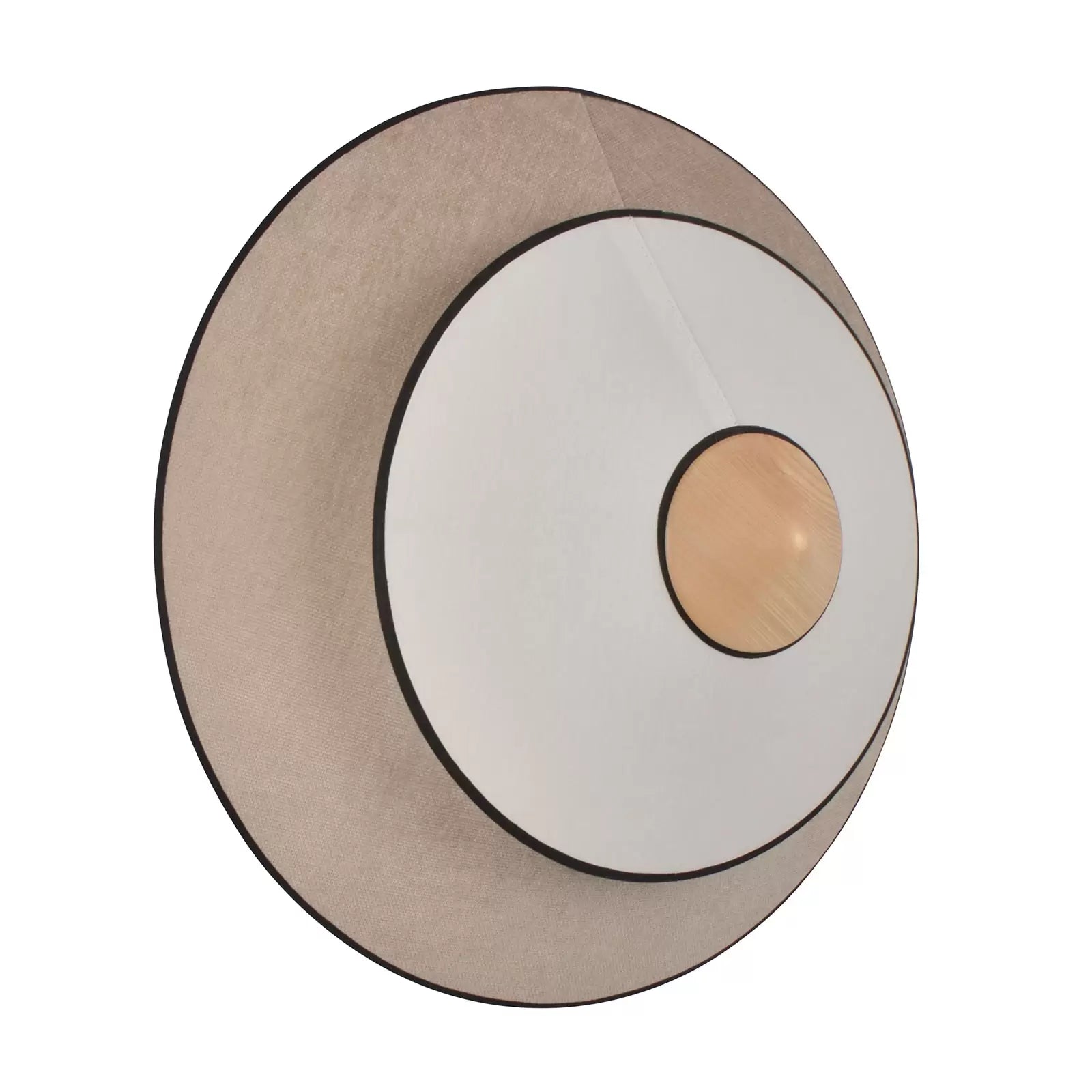 Beige Zymbalwandlampe