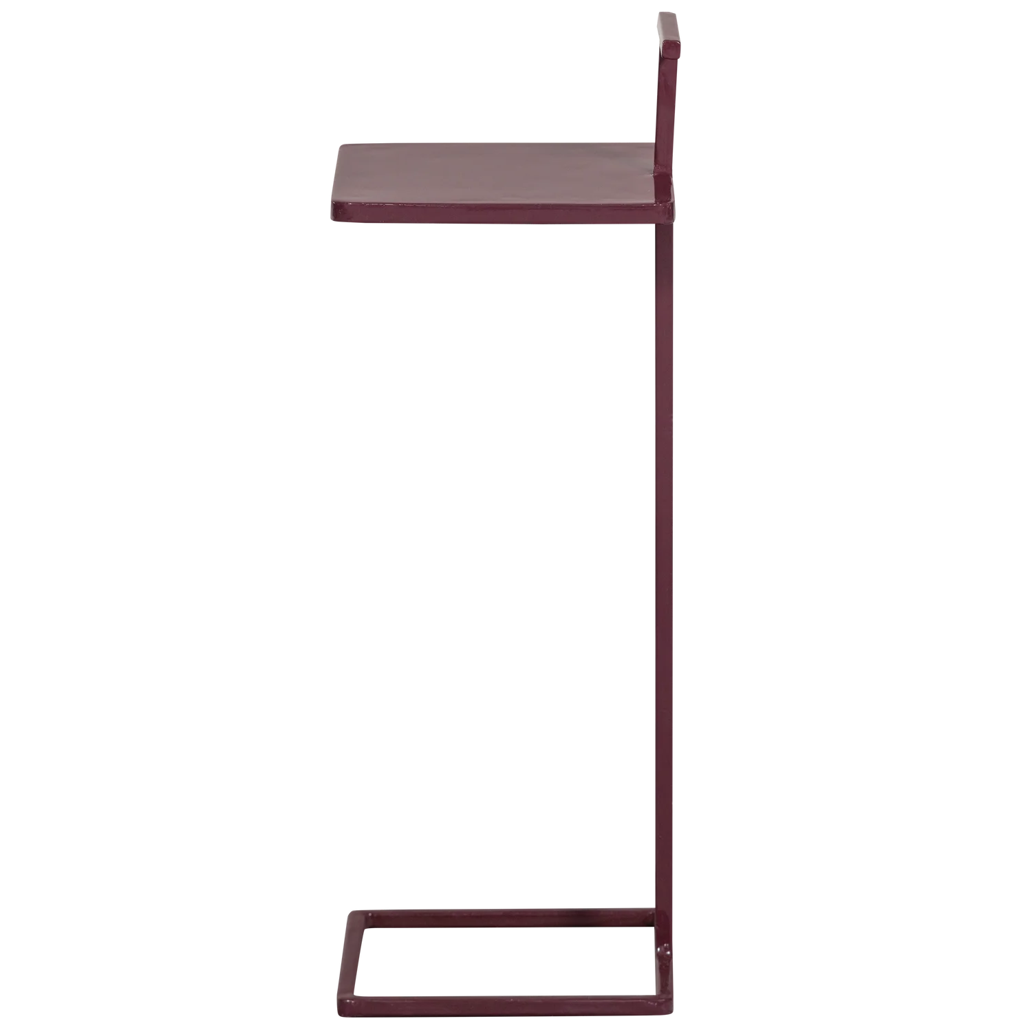 TOSTE Burgundy Side Table