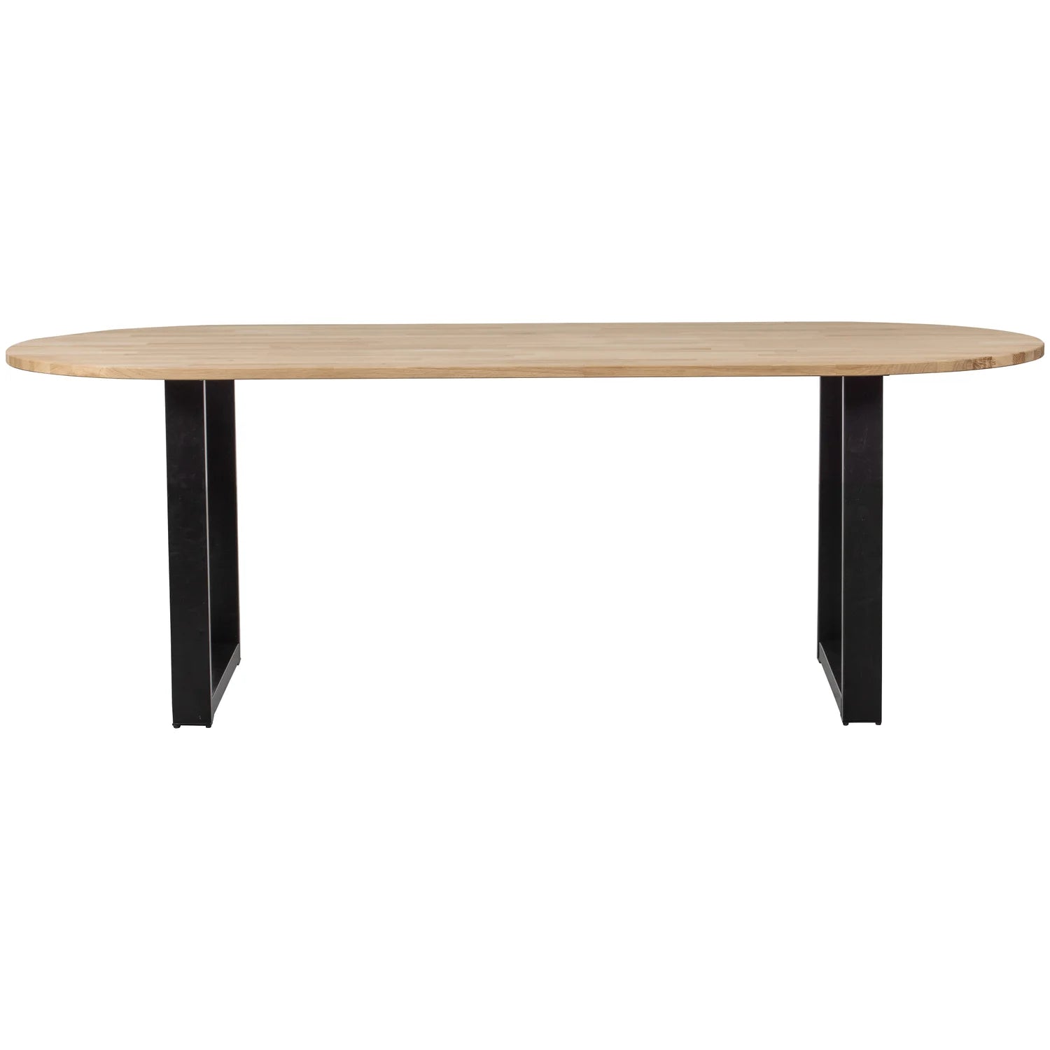 Ovaler Tisch -Tablo -Eich