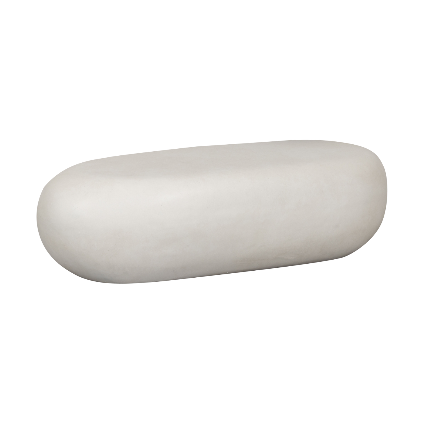 White PEBBLE Outdoor Coffee Table