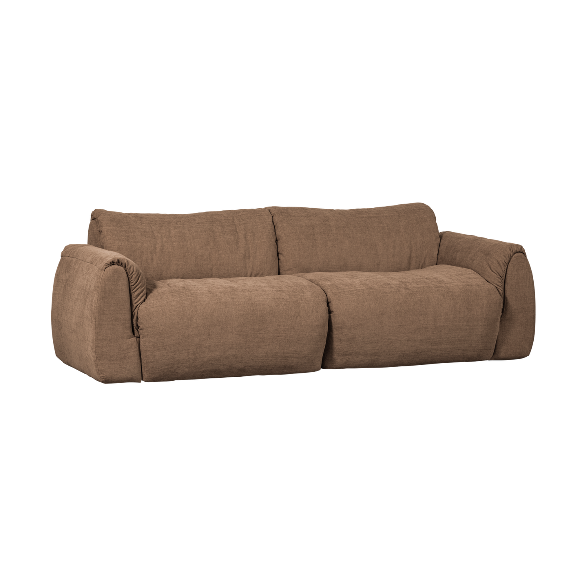 Sofa 2-osobowa BAGGY szenil tkany brązowy – Woood