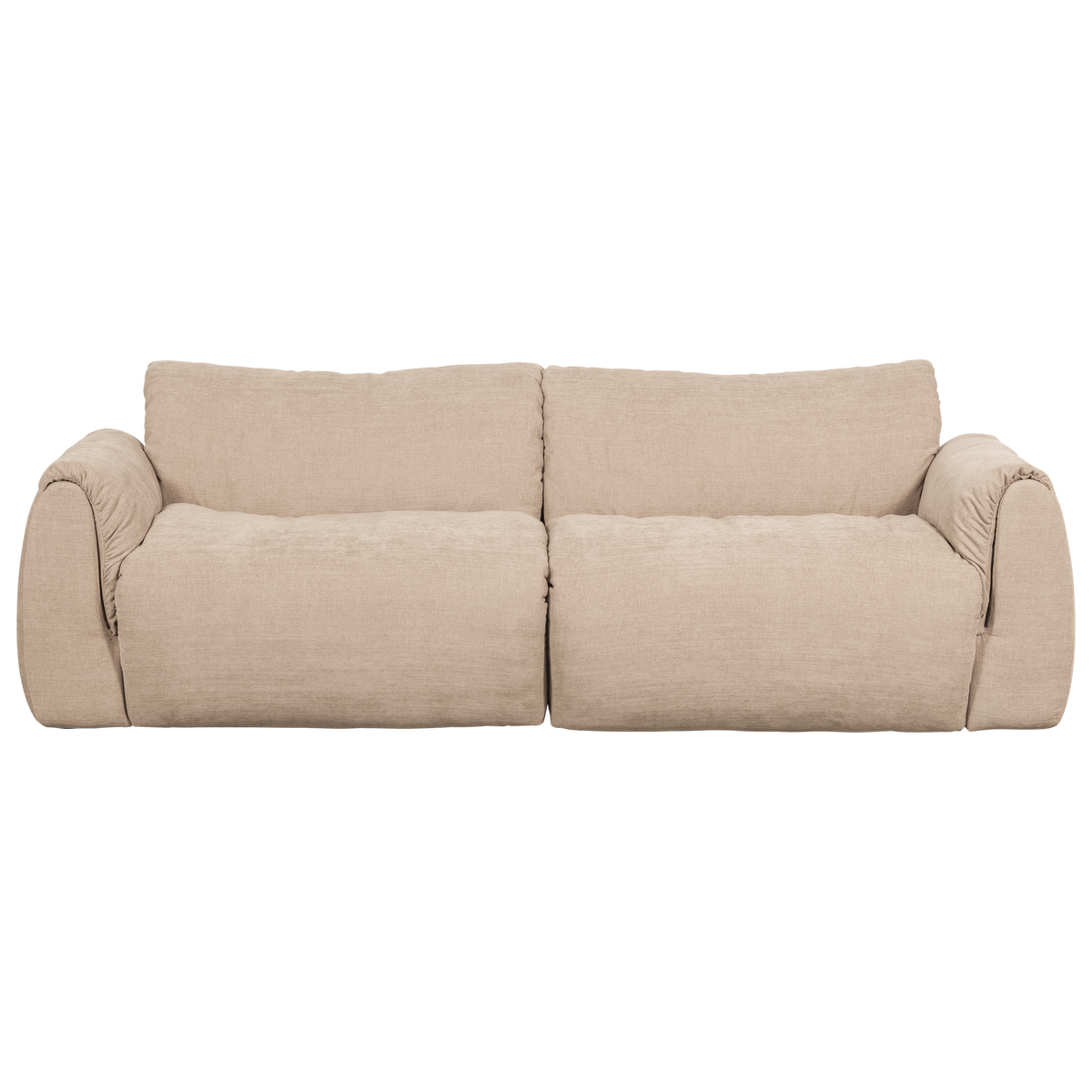 Sofa 2-osobowa BAGGY szenil tkany piaskowy – ujęcie 2
