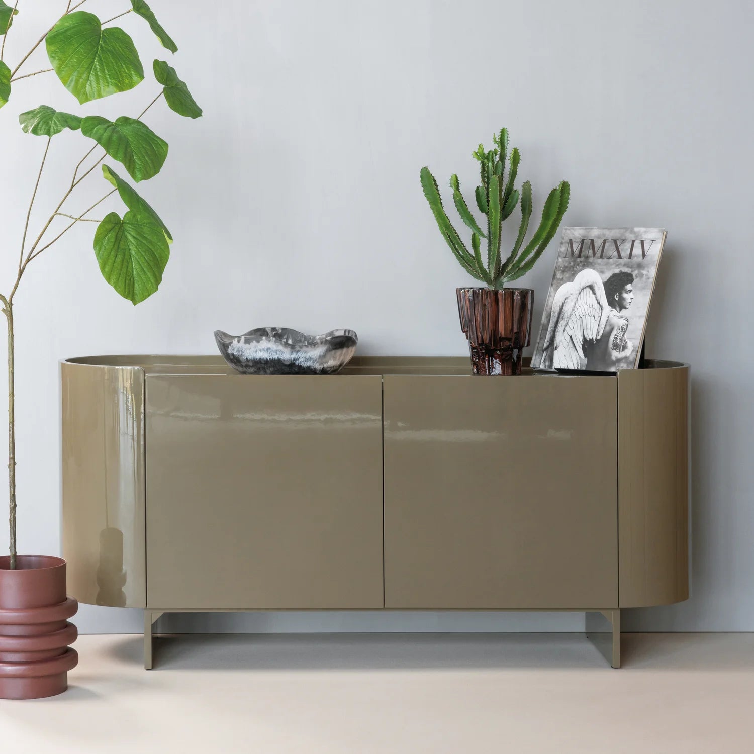 Blumentopf DRAVA braun