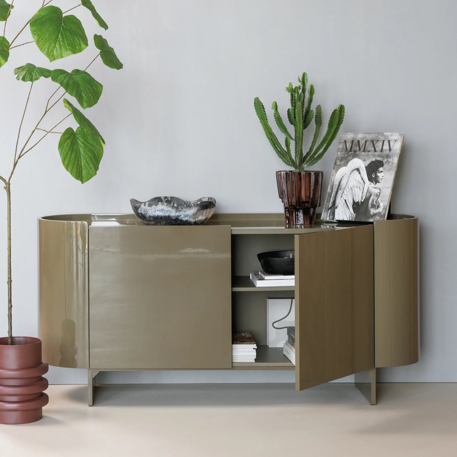 Blumentopf DRAVA braun