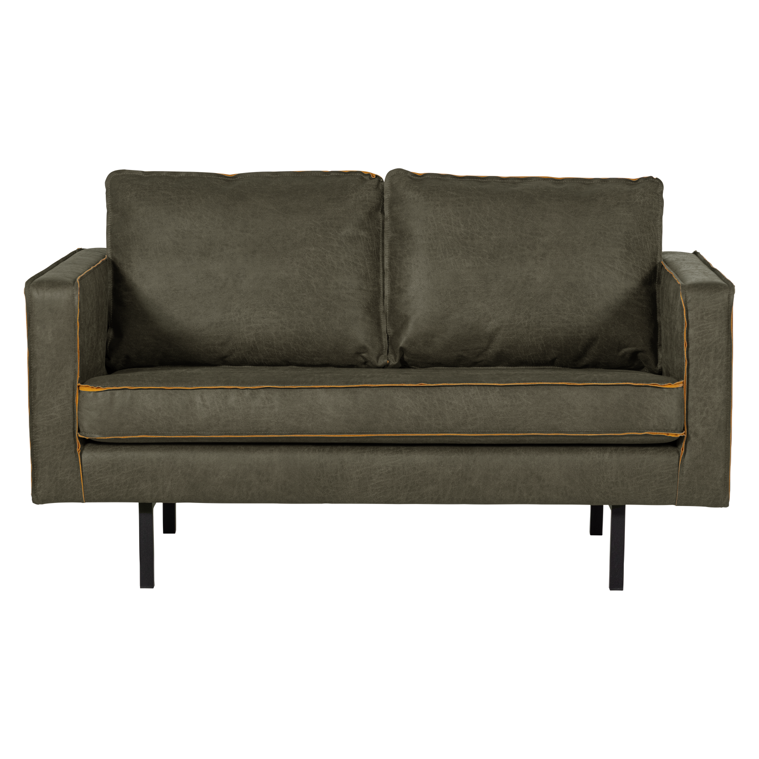 2-Seater Sofa RODEO Dark Green Faux Leather