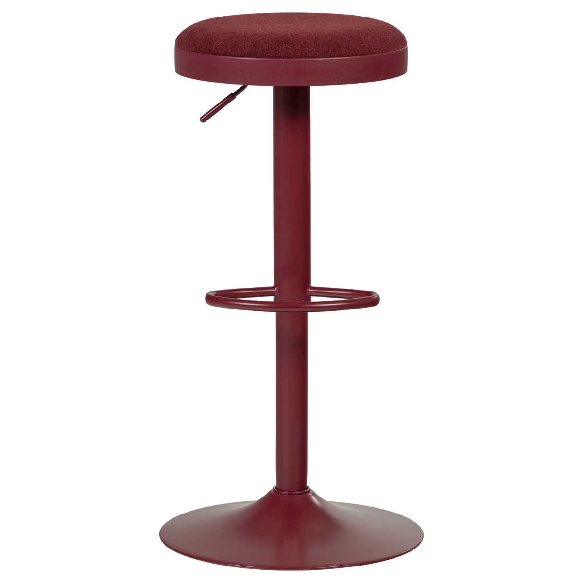 Verstellbarer Hocker MEVO weinrot