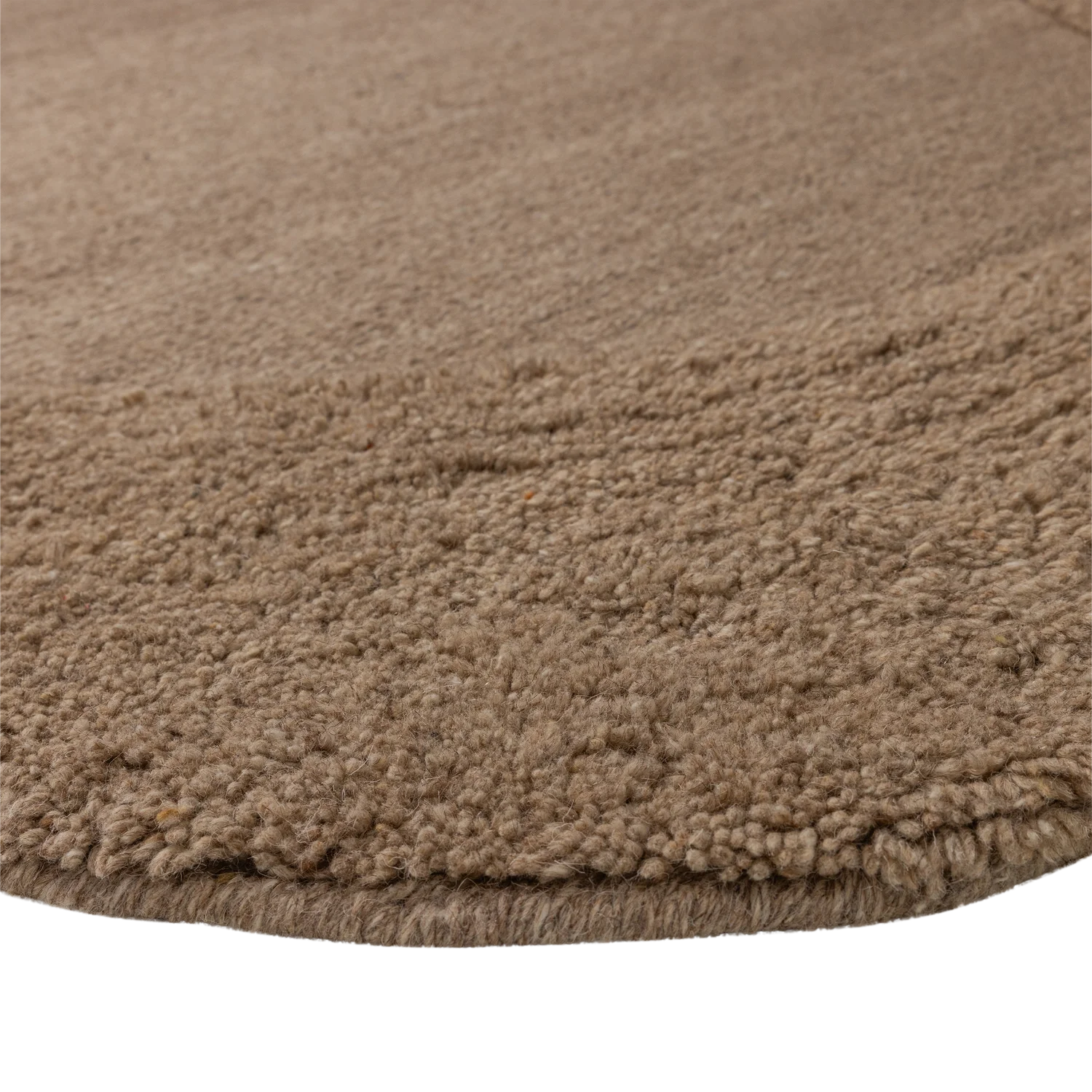 Wollteppich oval MILIO sandfarben