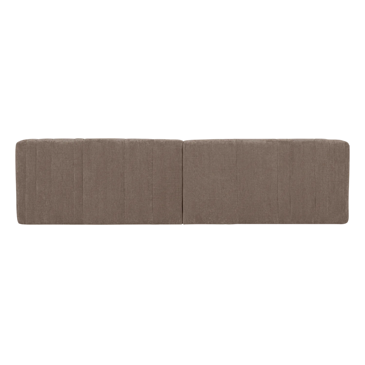 Sofa für 4 Personen OMAIRE taupe Chenille