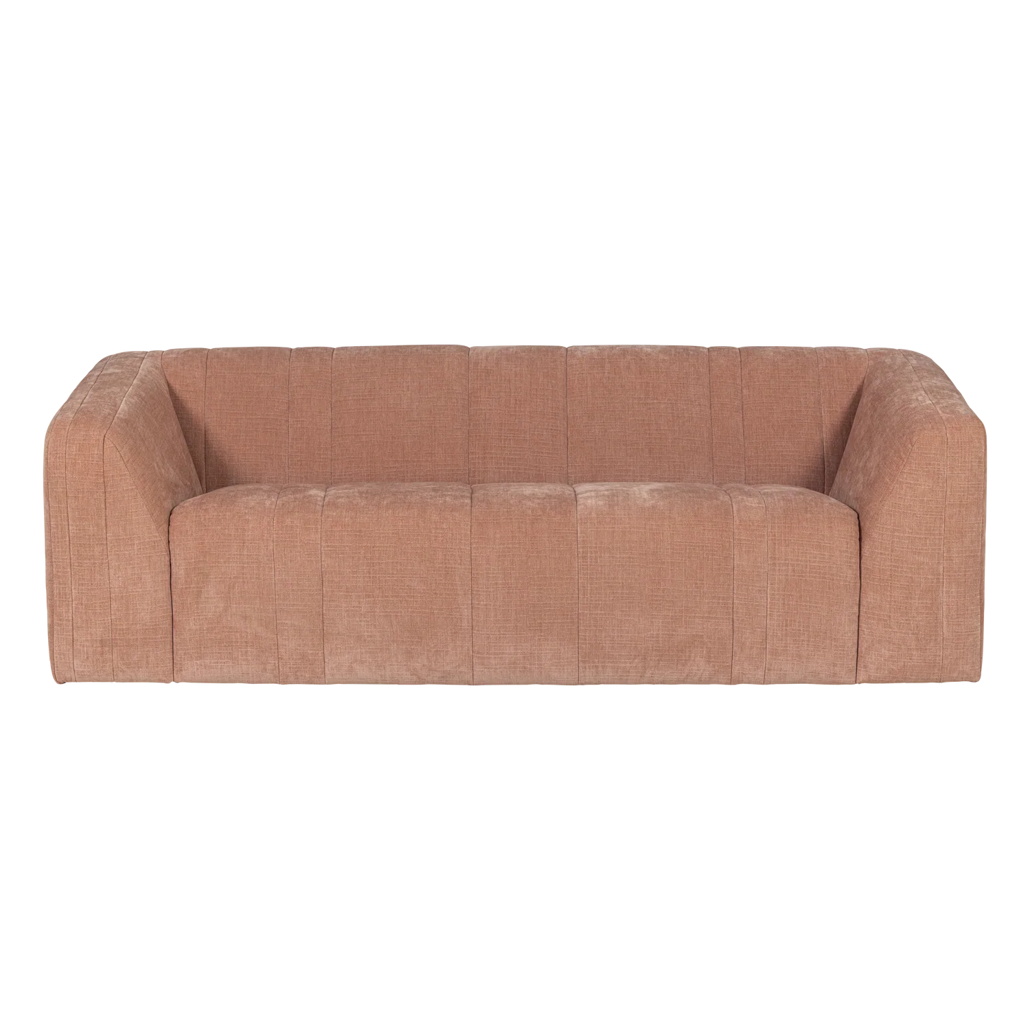 Zweisitzer-Sofa OMAIRE rosa Chenille
