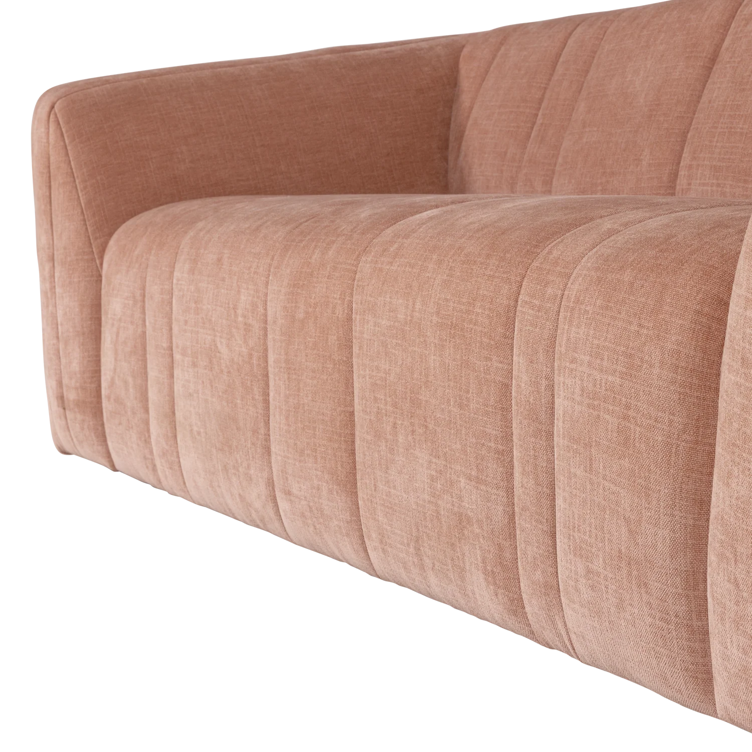 Zweisitzer-Sofa OMAIRE rosa Chenille