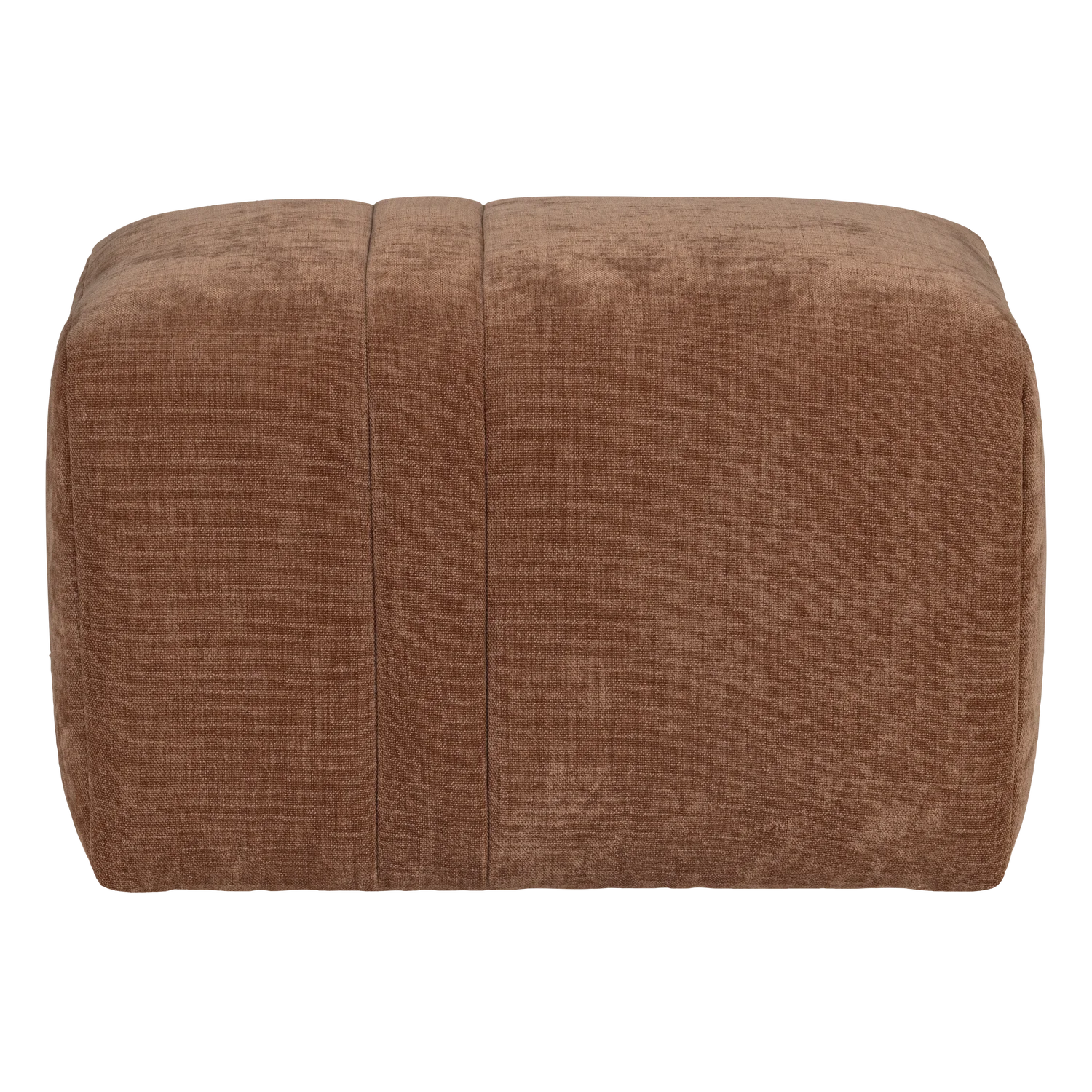 Puff OMAIRE rostbrauner Chenille
