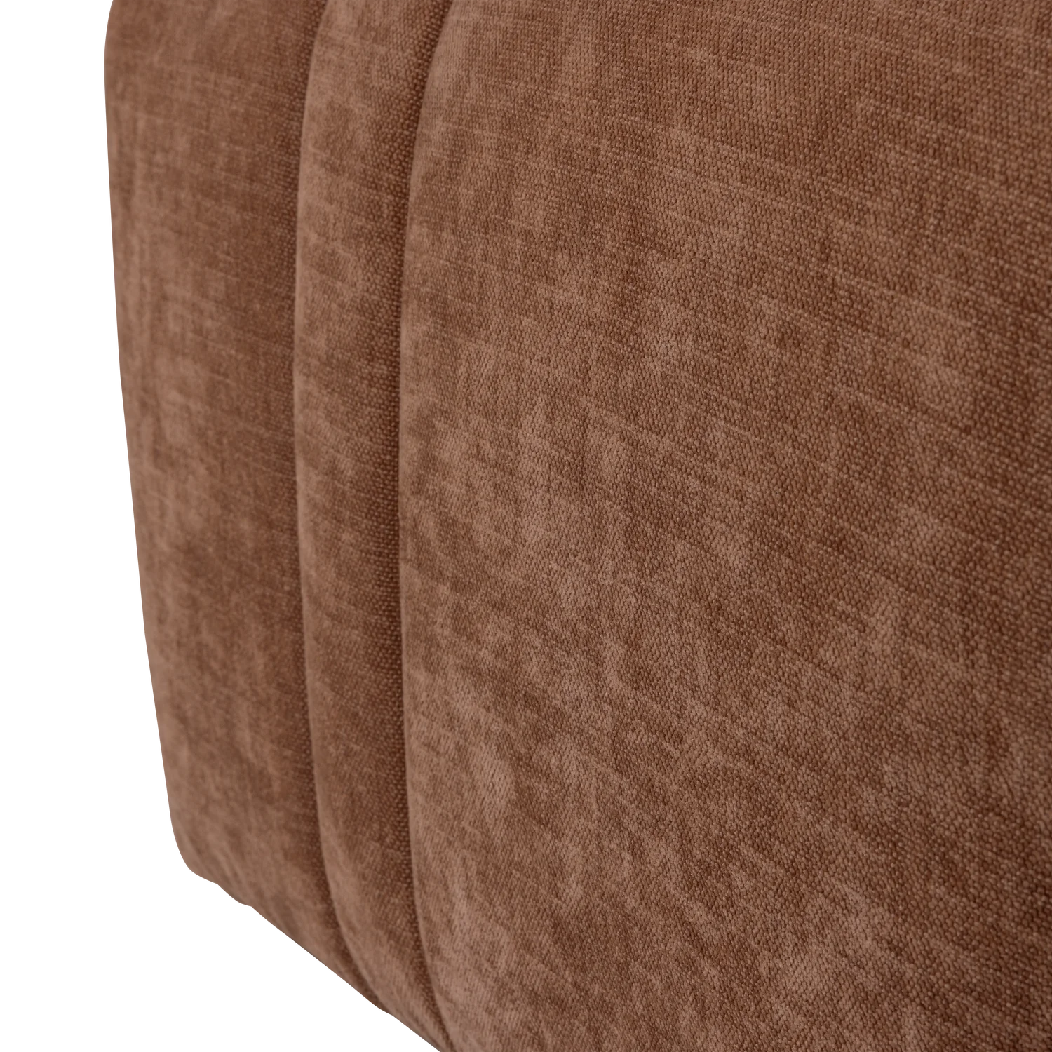 Puff OMAIRE rostbrauner Chenille