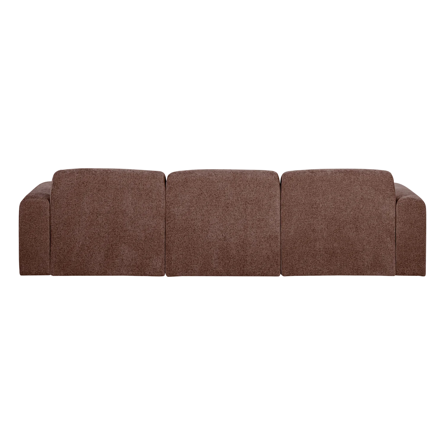 Sofa 3-Sitzer UMINA rosa-braun Chenille