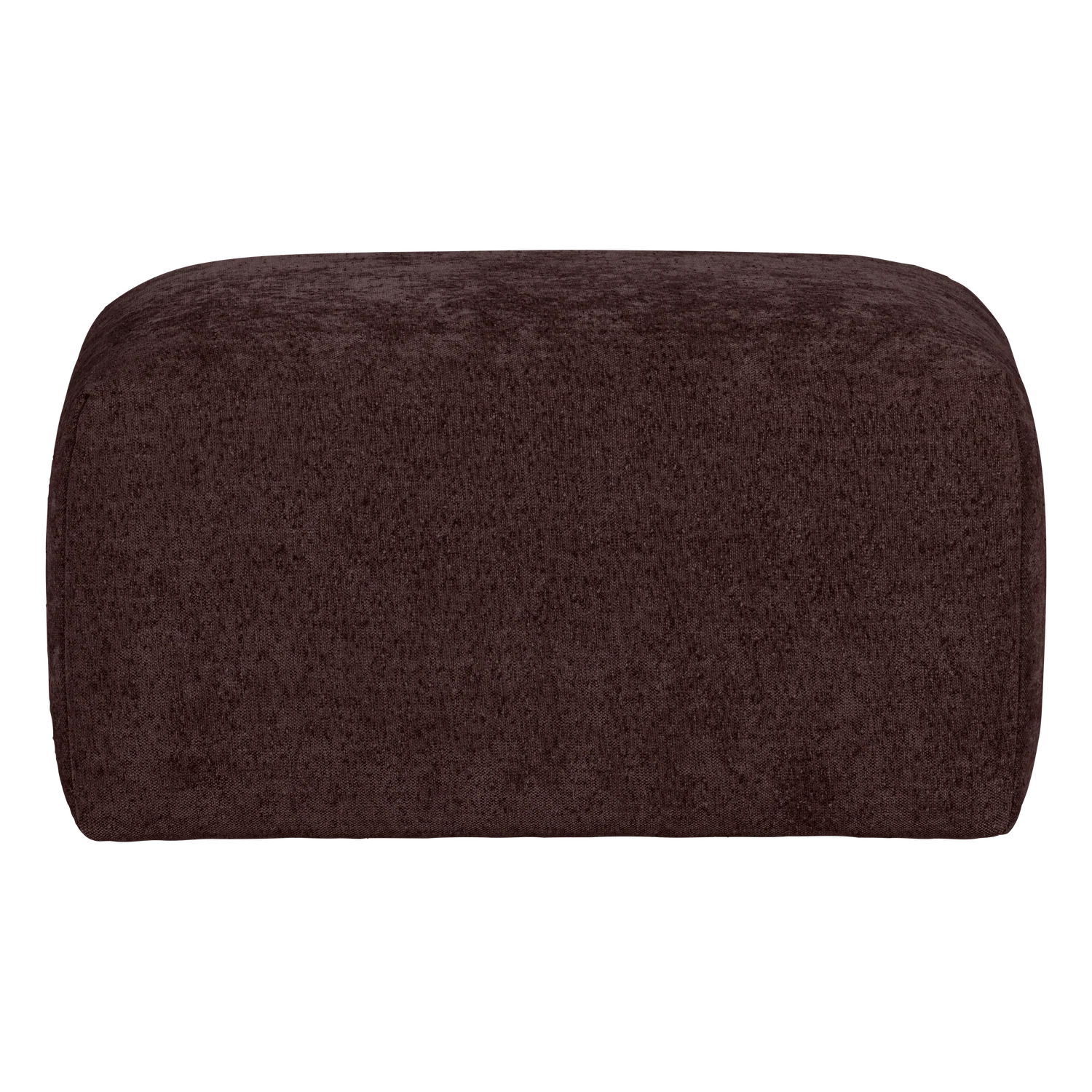 Hocker UMINA dunkles Burgunderchenille