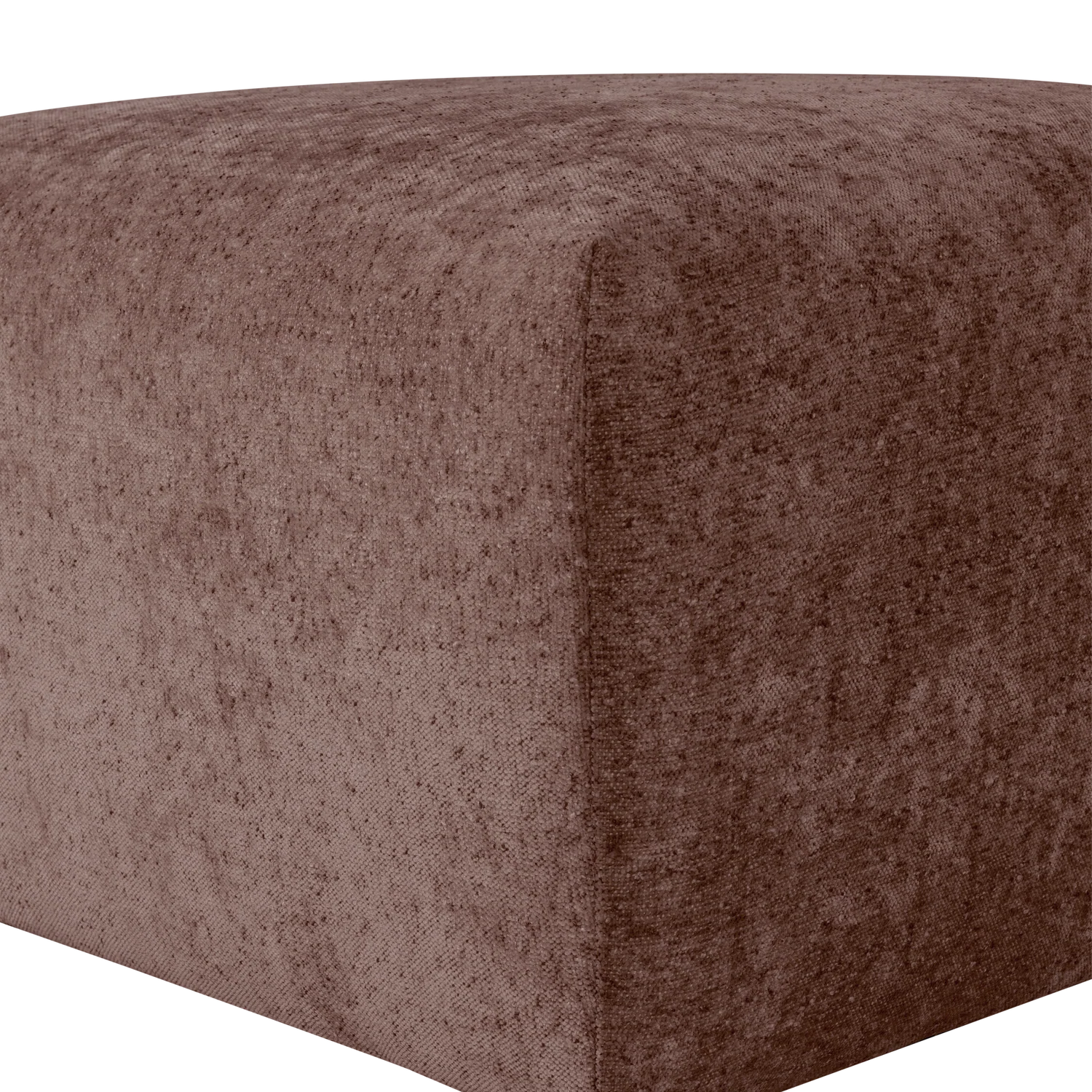 Puff UMINA rosa-braun Chenille